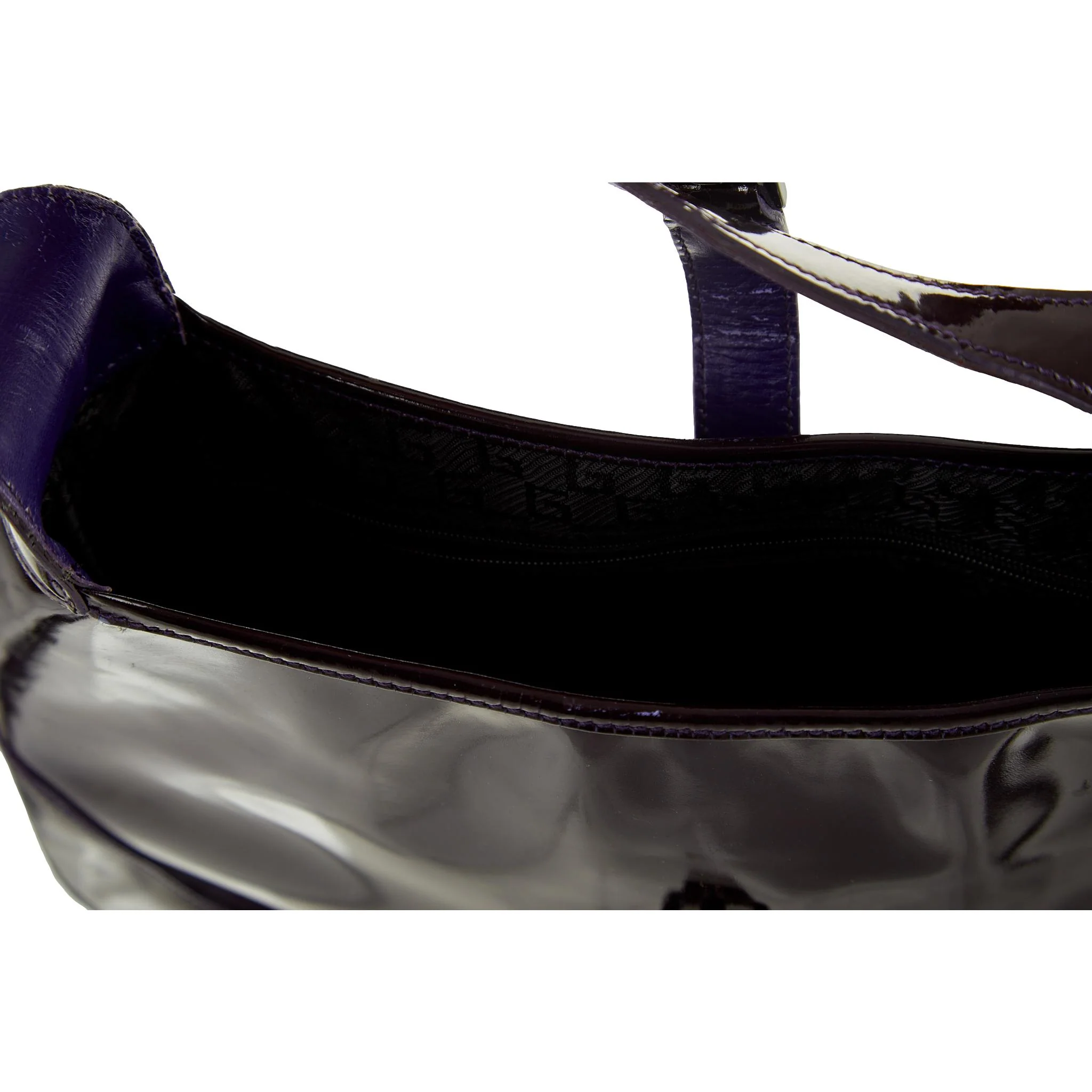 Gucci Purple Patent Jackie Bag - Image 4