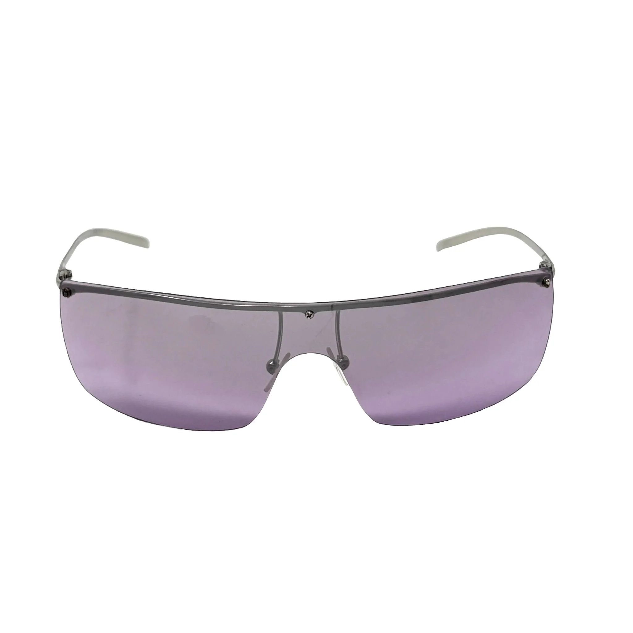 Gucci Purple Rimless Sunglasses - Image 3