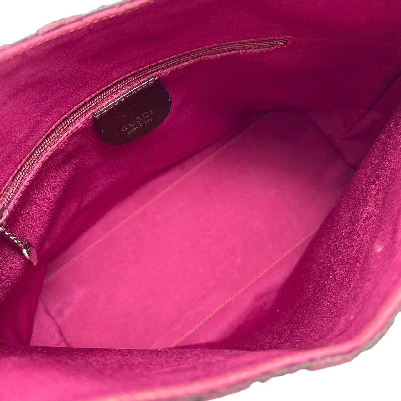 Gucci Purple Velvet Shoulder Bag - Image 4