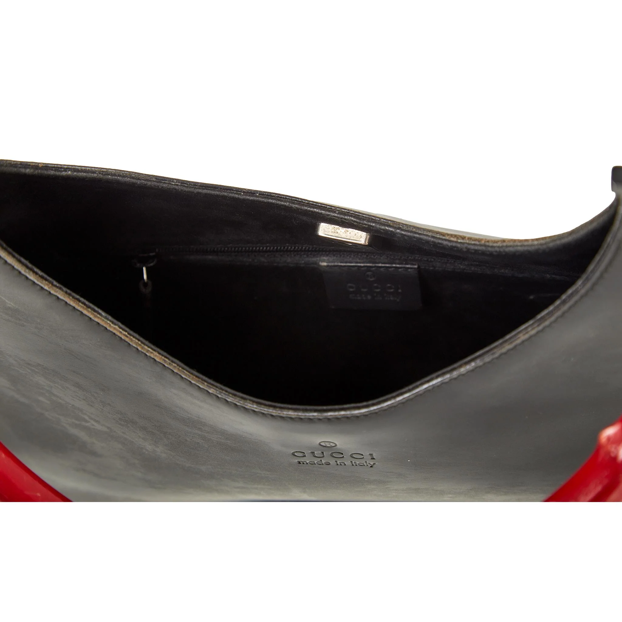 Gucci Black Bamboo Top Handle Bag - Image 4