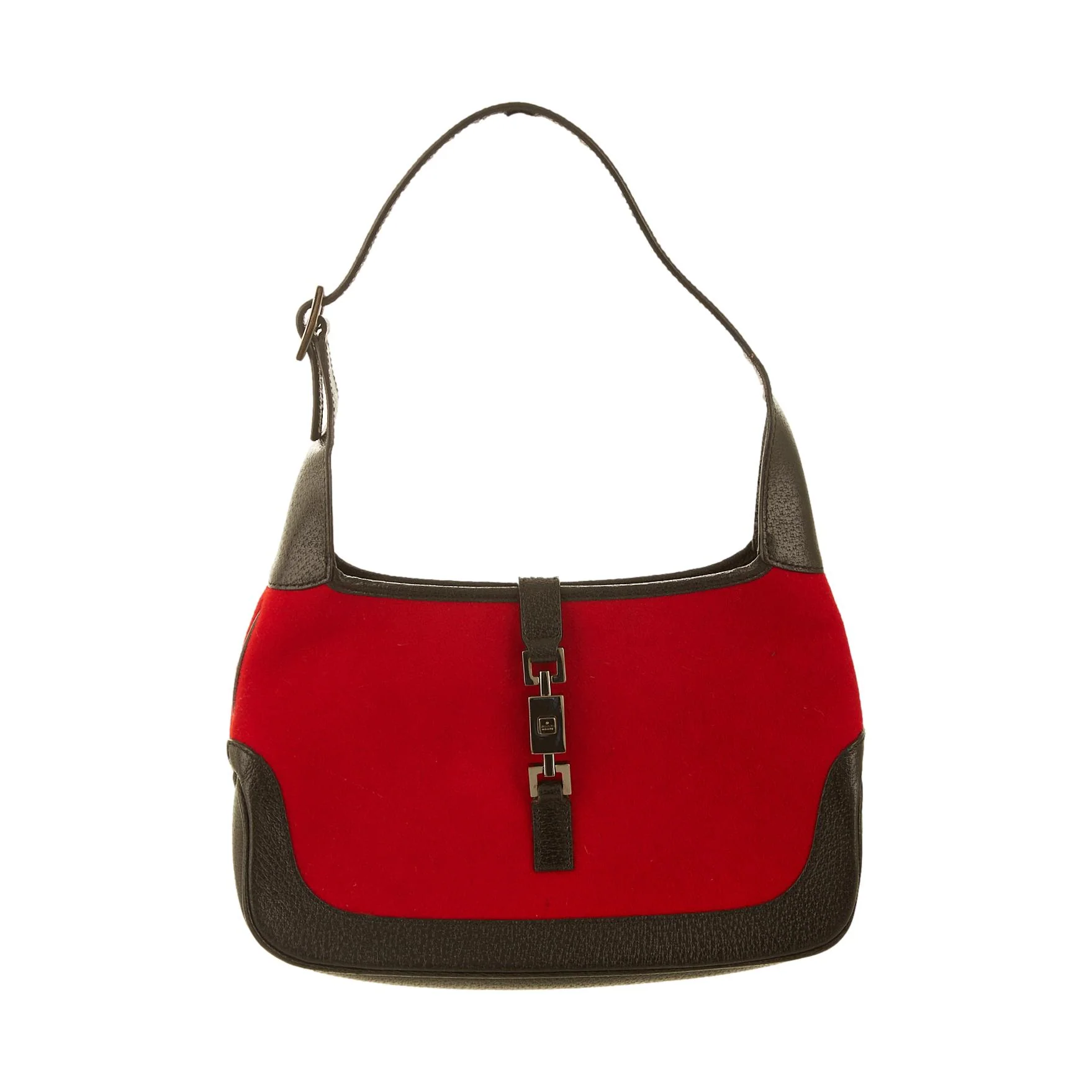 Gucci Red Felt Jackie Bag