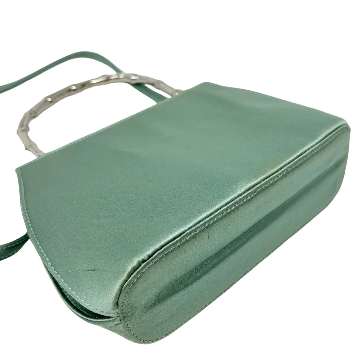 Gucci Sea Foam Bamboo 2Way bag - Image 5