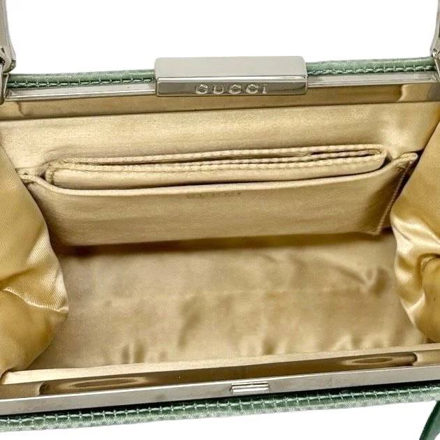 Gucci Sea Foam Bamboo 2Way bag - Image 6