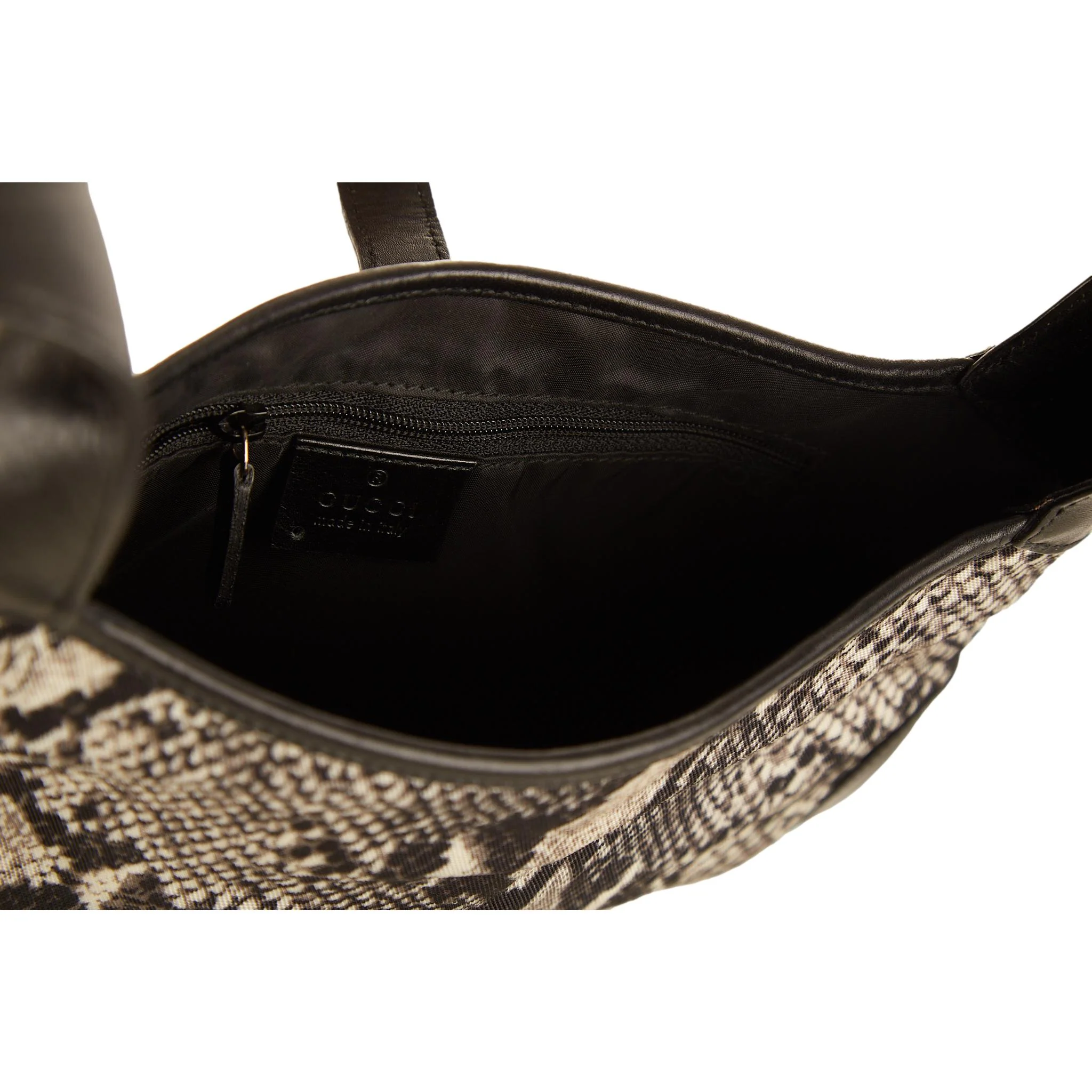 Gucci Snakeskin Print Jackie Bag - Image 4