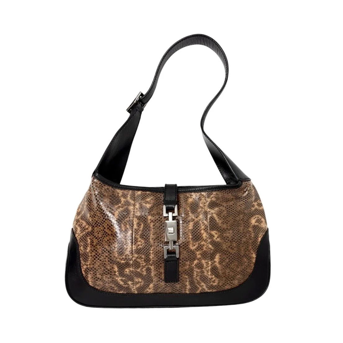 Gucci Snakeskin Tan Jackie Bag