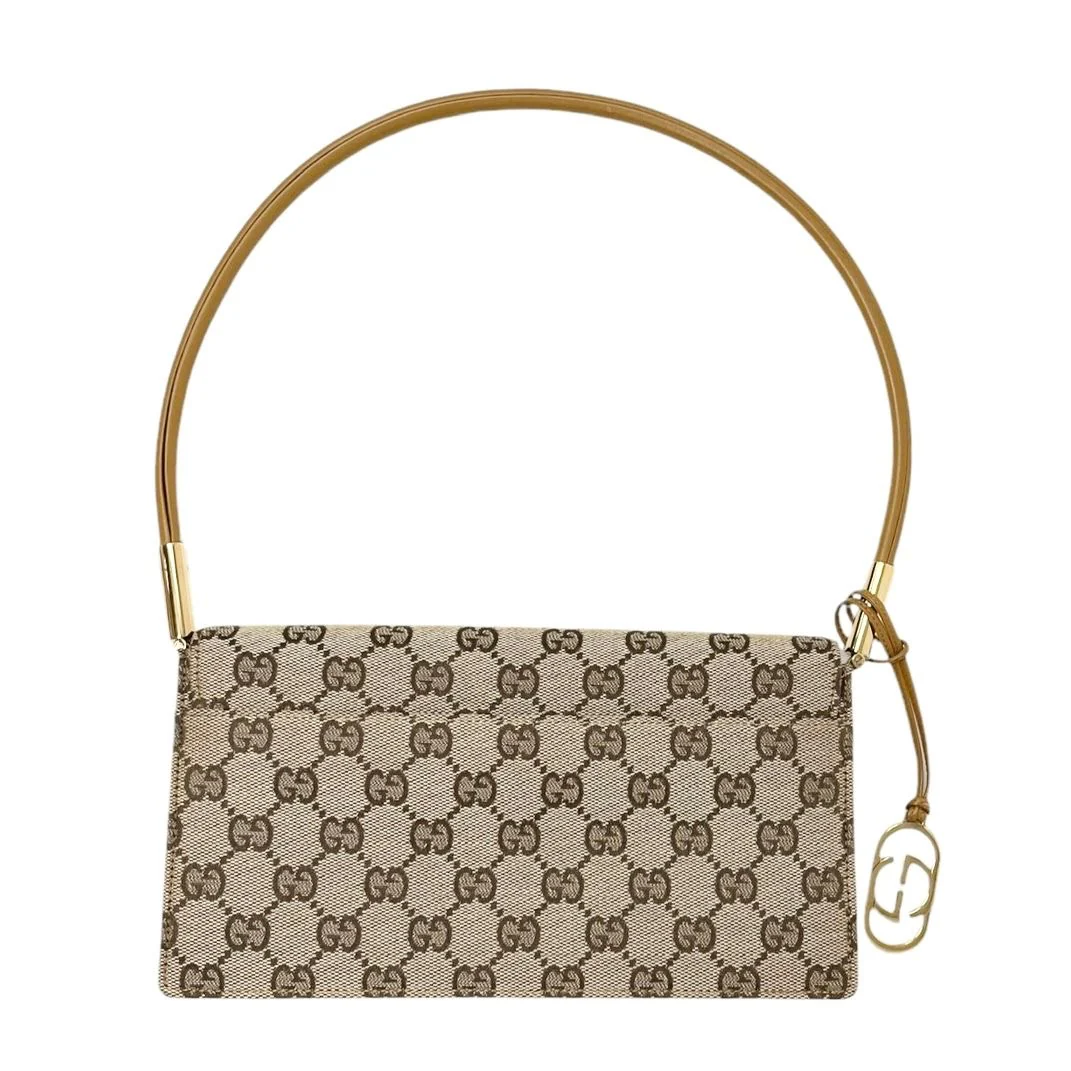 Gucci Tan Logo Shoulder Bag - Image 2