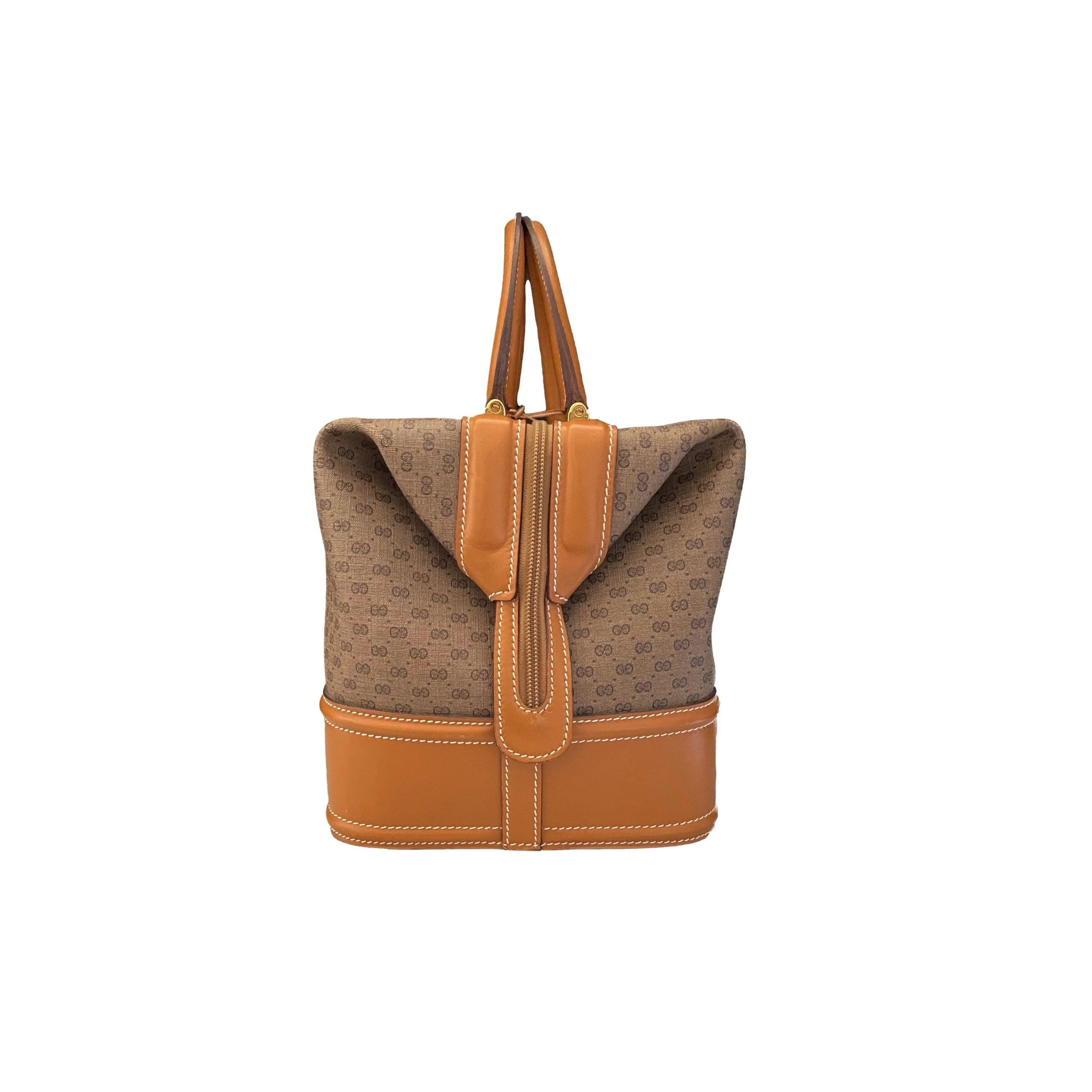 Gucci Tan Monogram Doctor Bag - Image 2