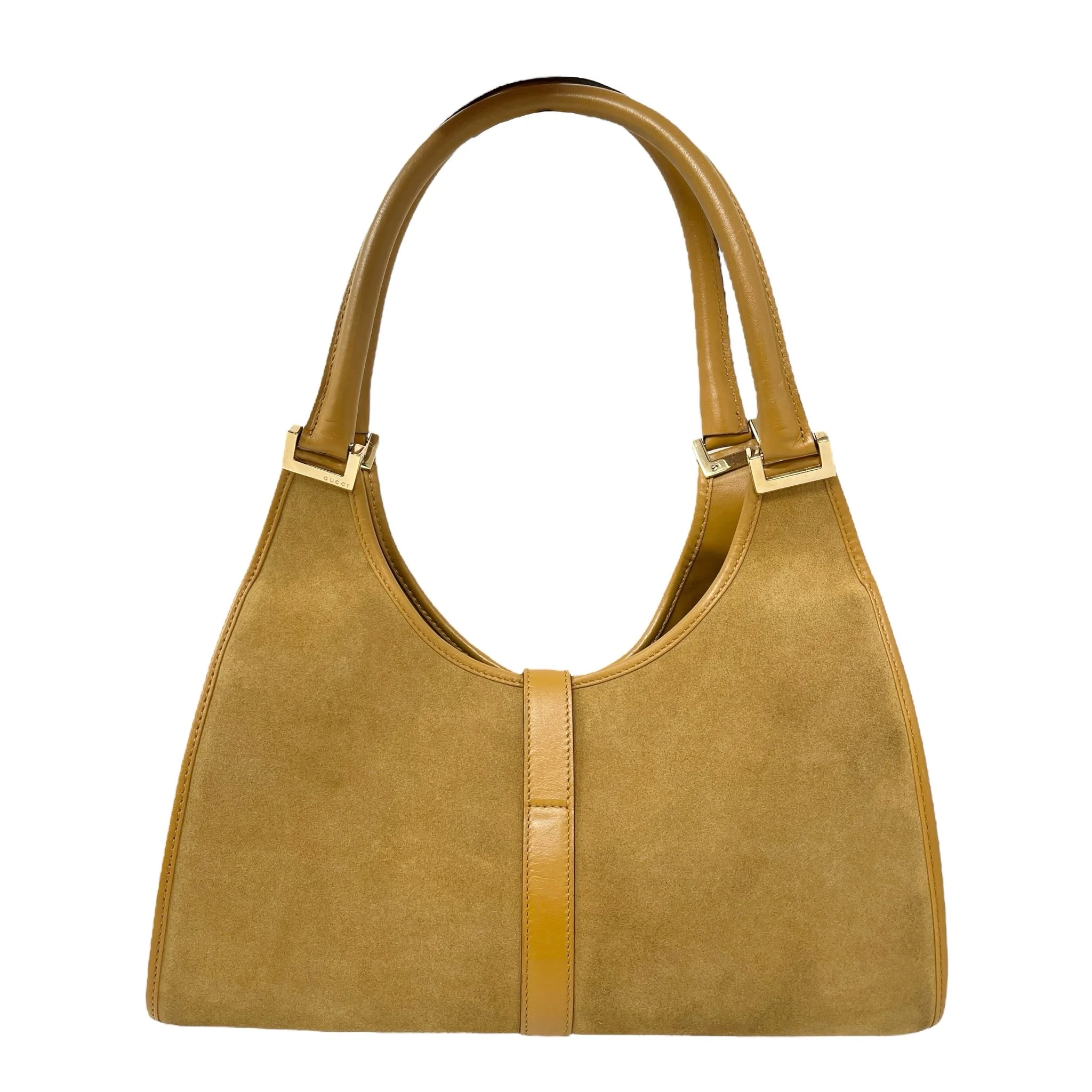 Gucci Tan Suede Jackie Bag - Image 2