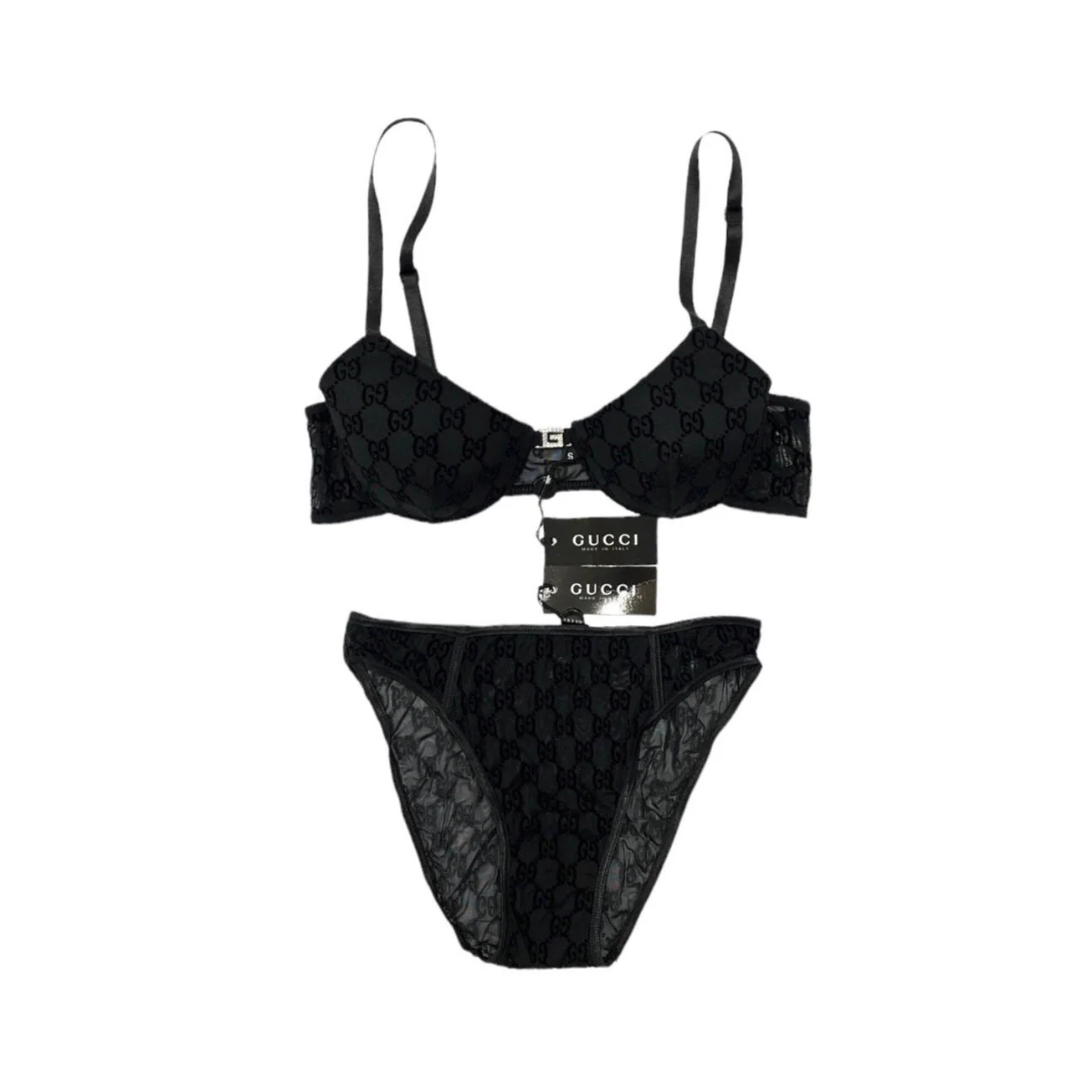 Gucci Tom Ford Logo Lingerie Set