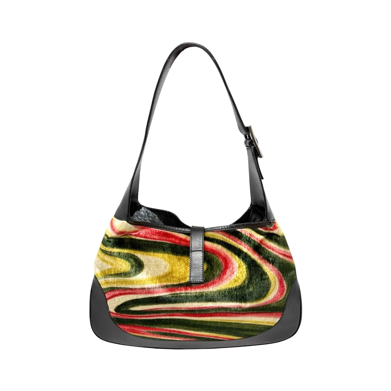 Gucci Velvet Psychedelic Jackie Bag - Image 2