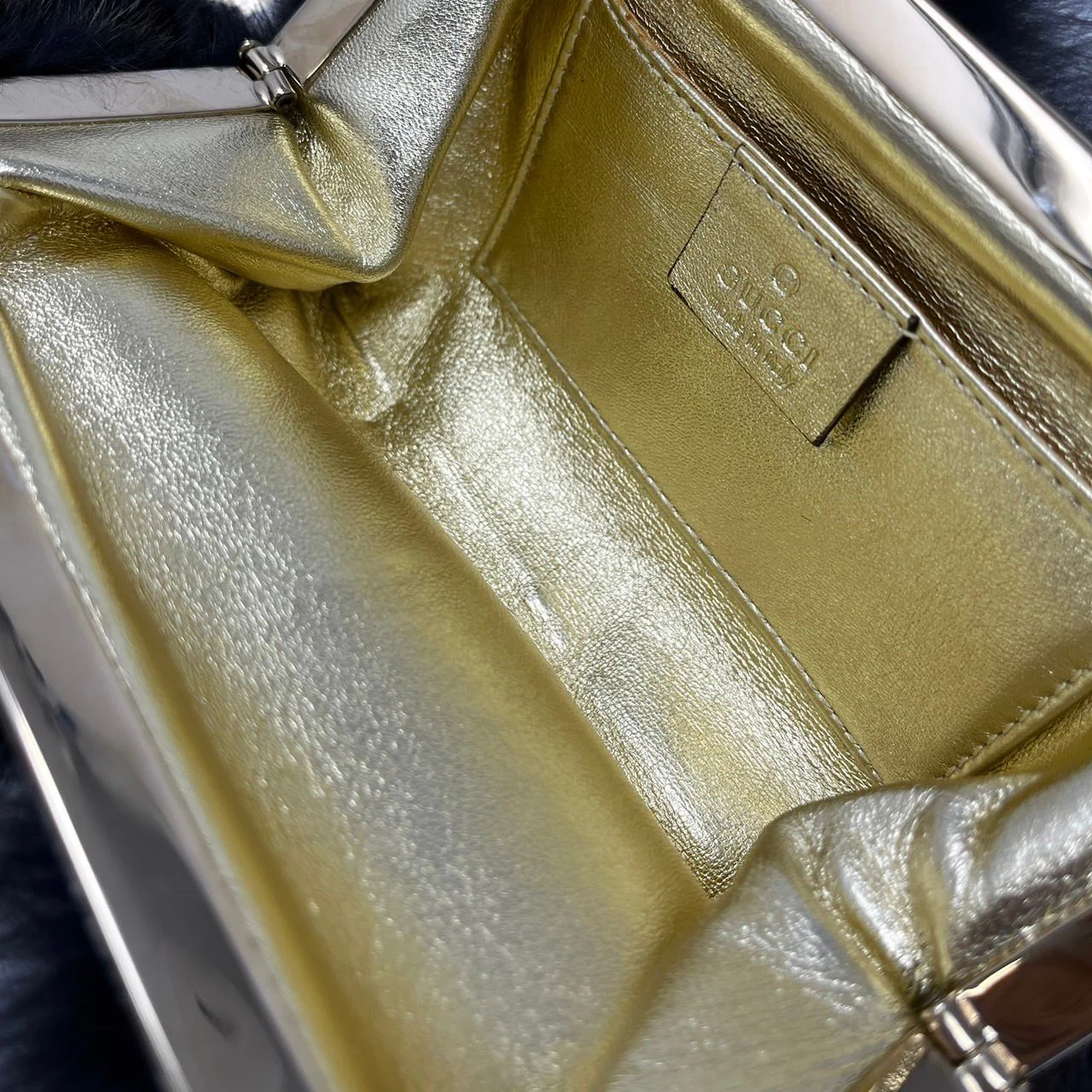 Gucci x Tom Ford Black Fur Mini Top Handle Bag - Image 3