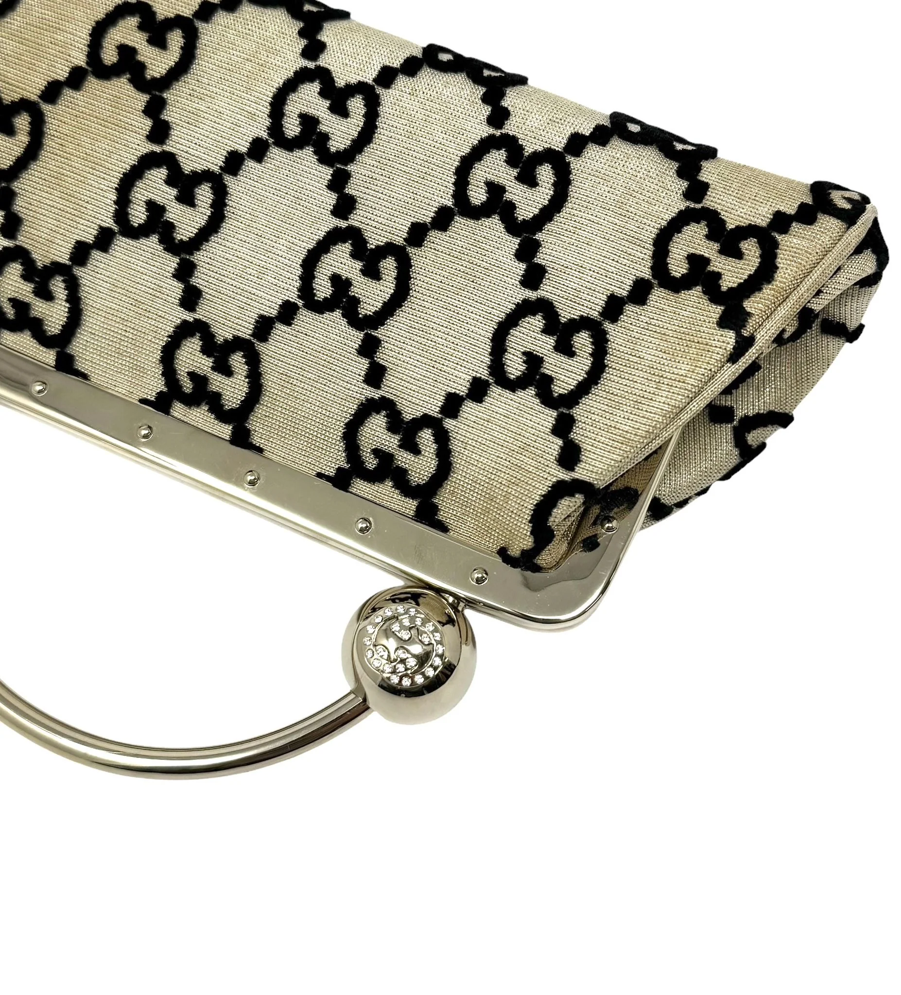 Gucci x Tom Ford Black Mini Top Handle Bag - Image 3