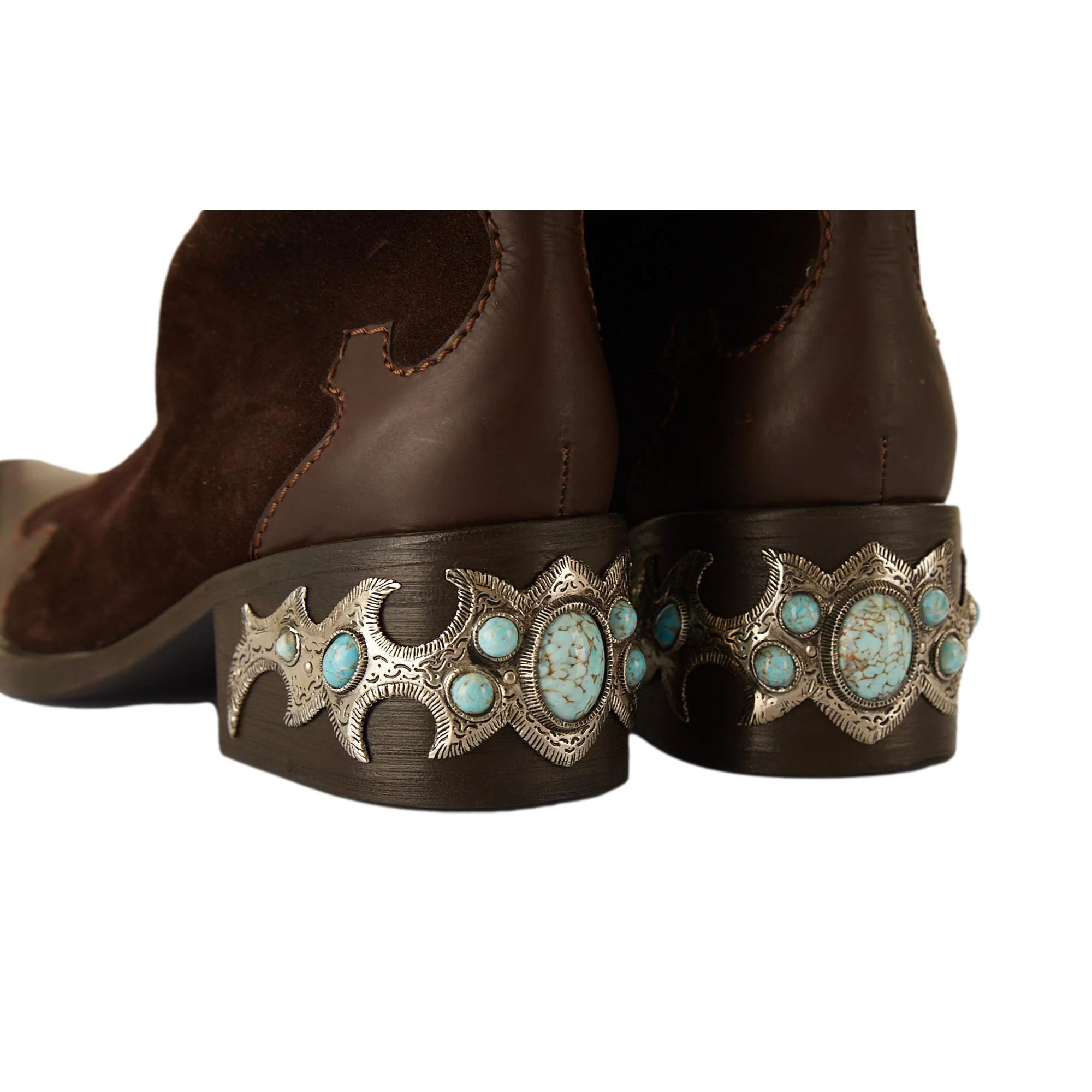 Guiseppe Zanotti Suede Western Boots - Image 4