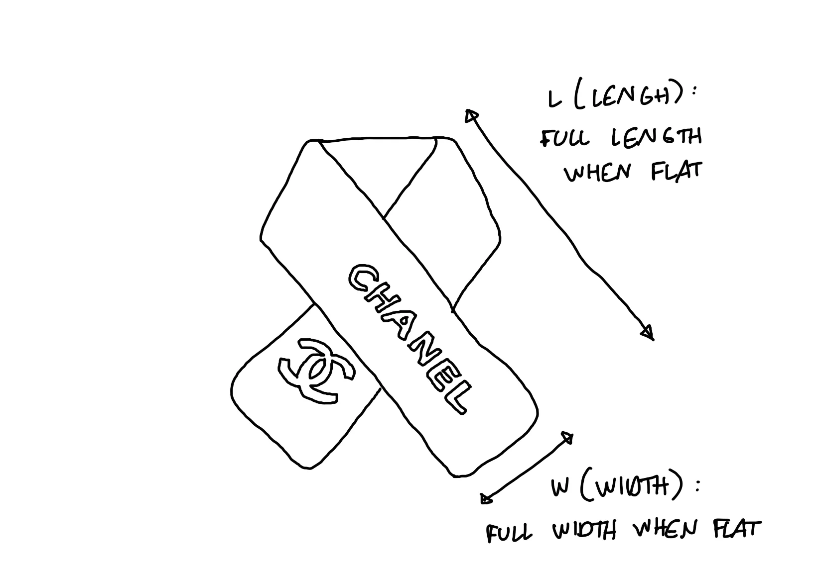 Hermes Beige Pleated Scarf - Image 3
