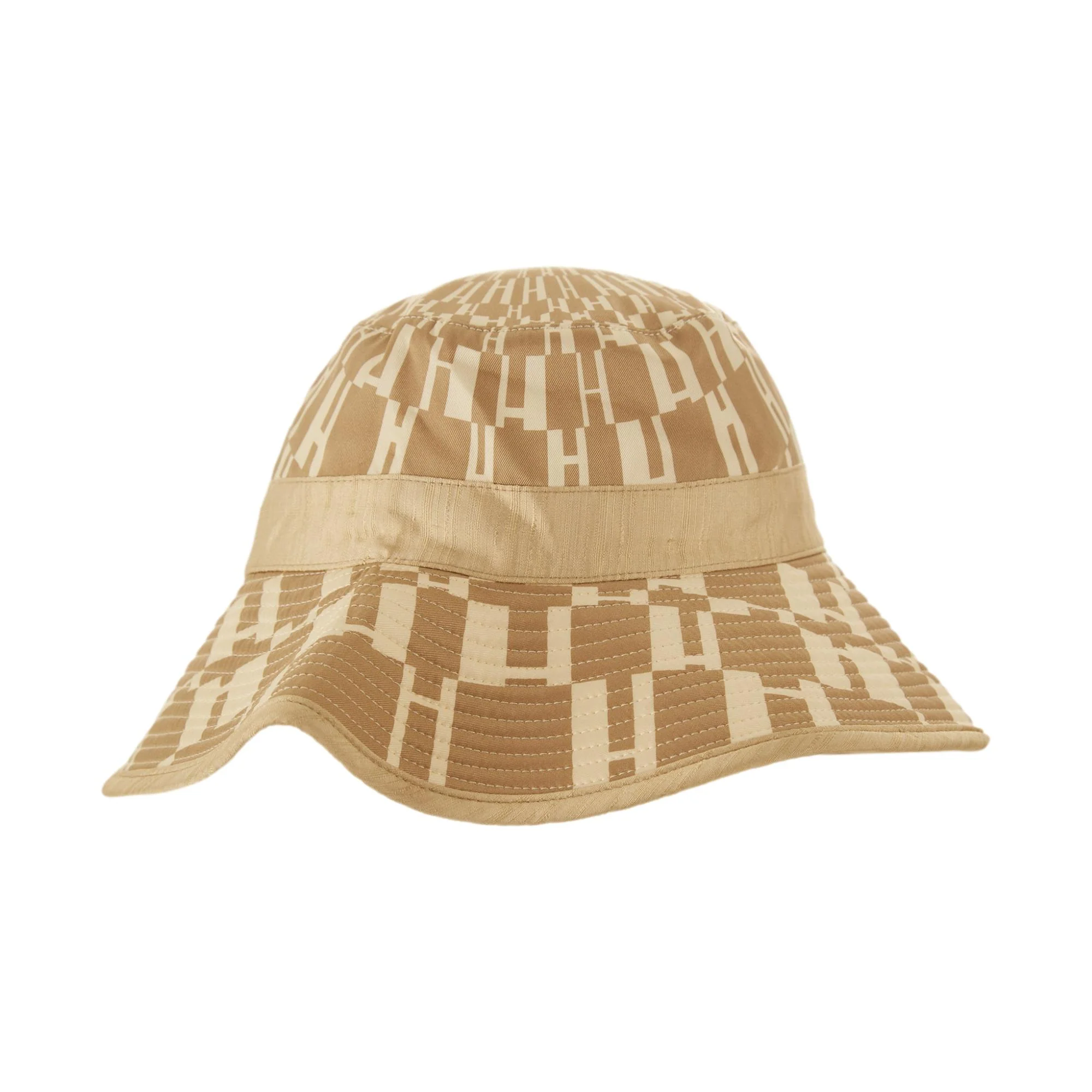 Hermes Beige Print Bucket Hat - Image 2