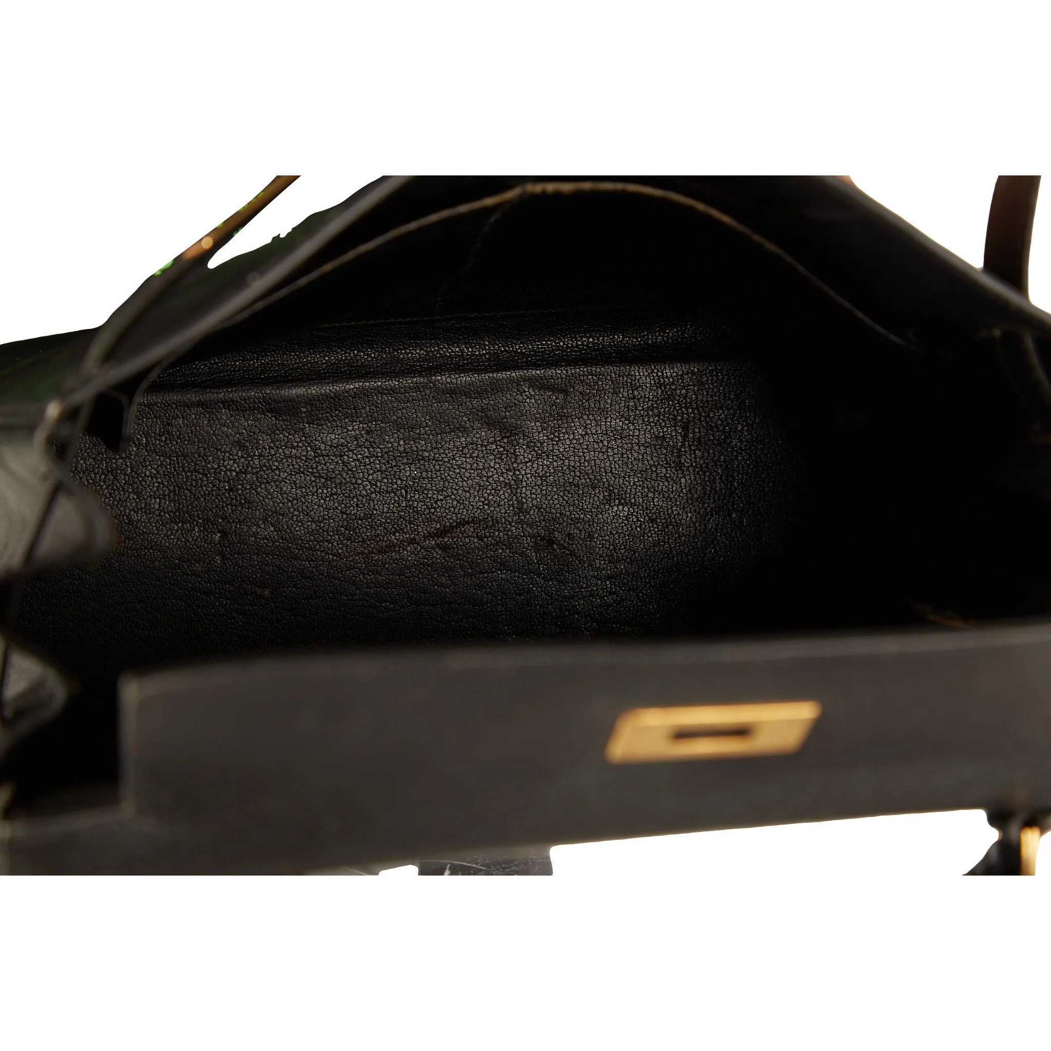 Hermes Black Kelly 28 Bag - Image 10
