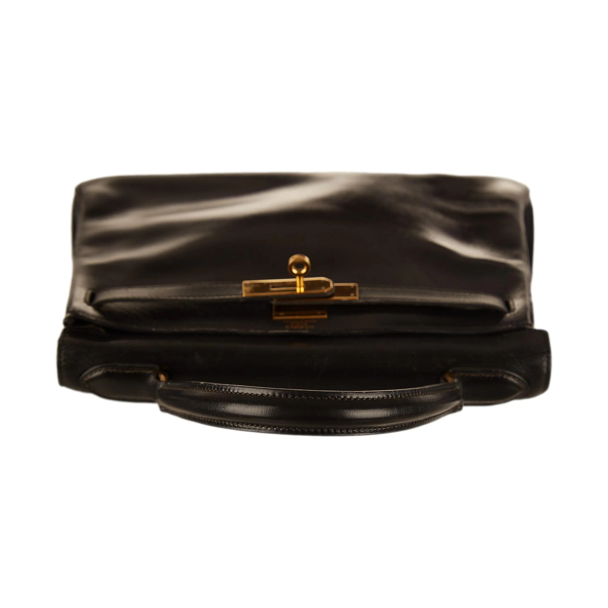 Hermes Black Kelly 28 Bag - Image 6