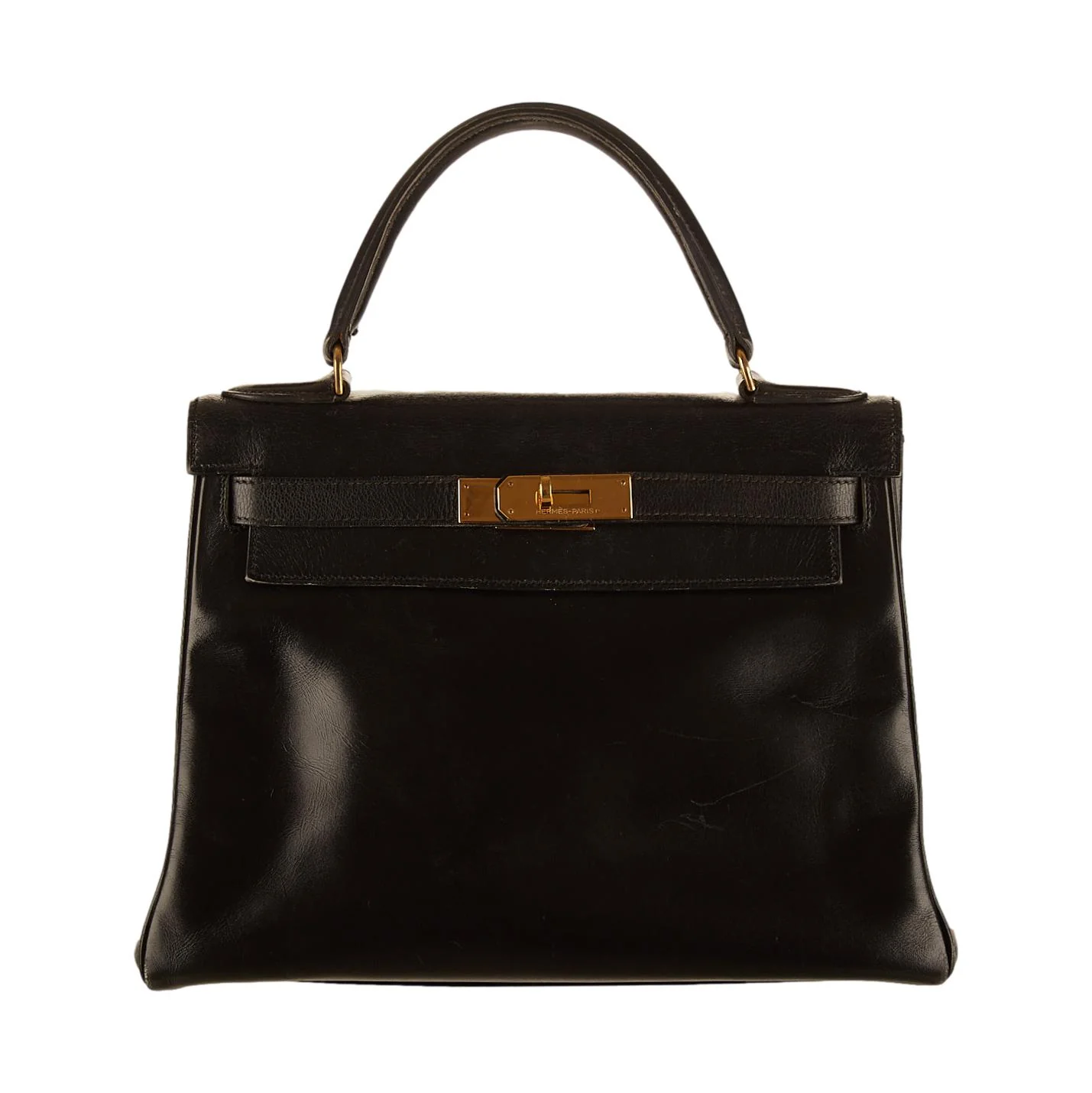 Hermes Black Kelly 28 Bag - Image 7