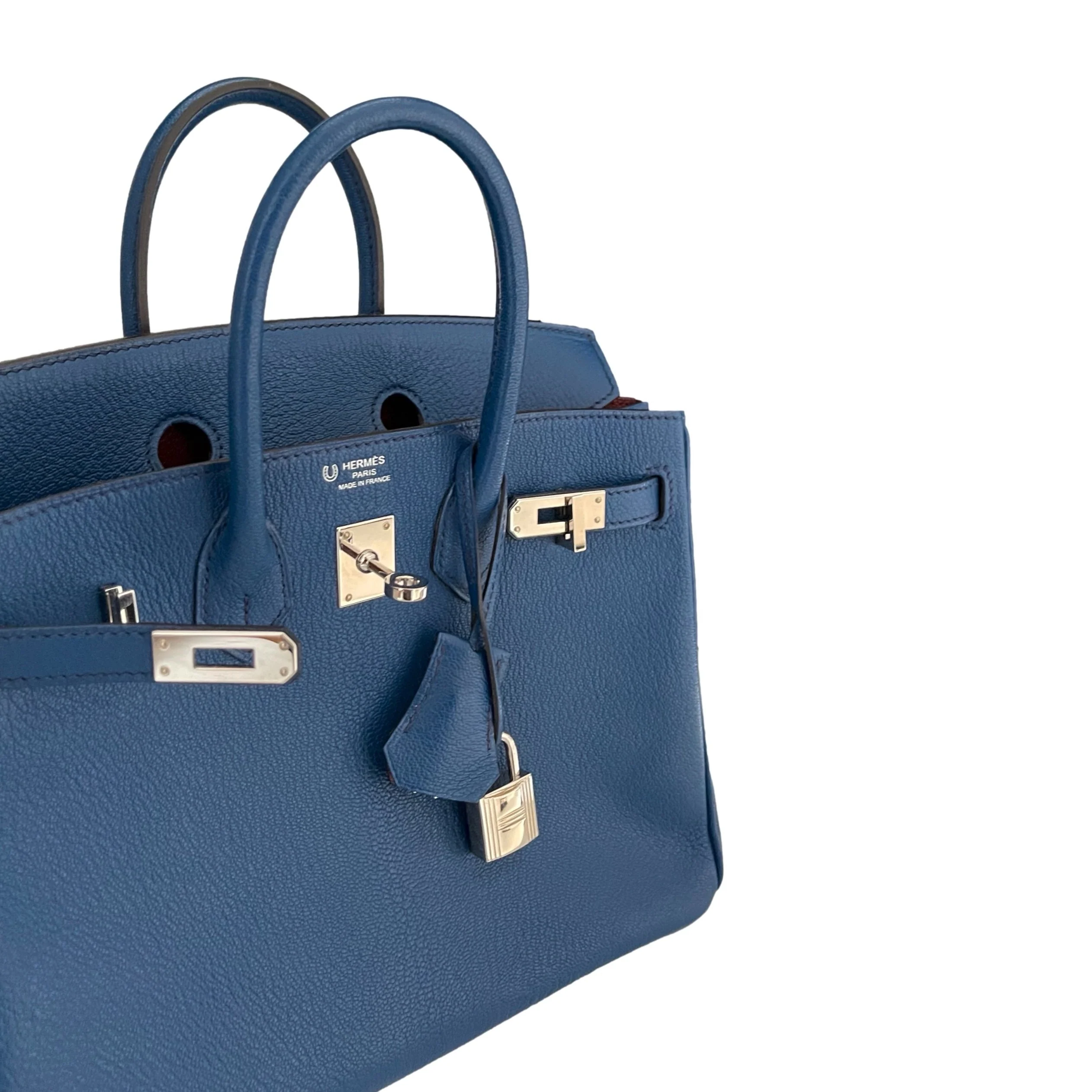 Hermes Blue 25cm Birkin - Image 3