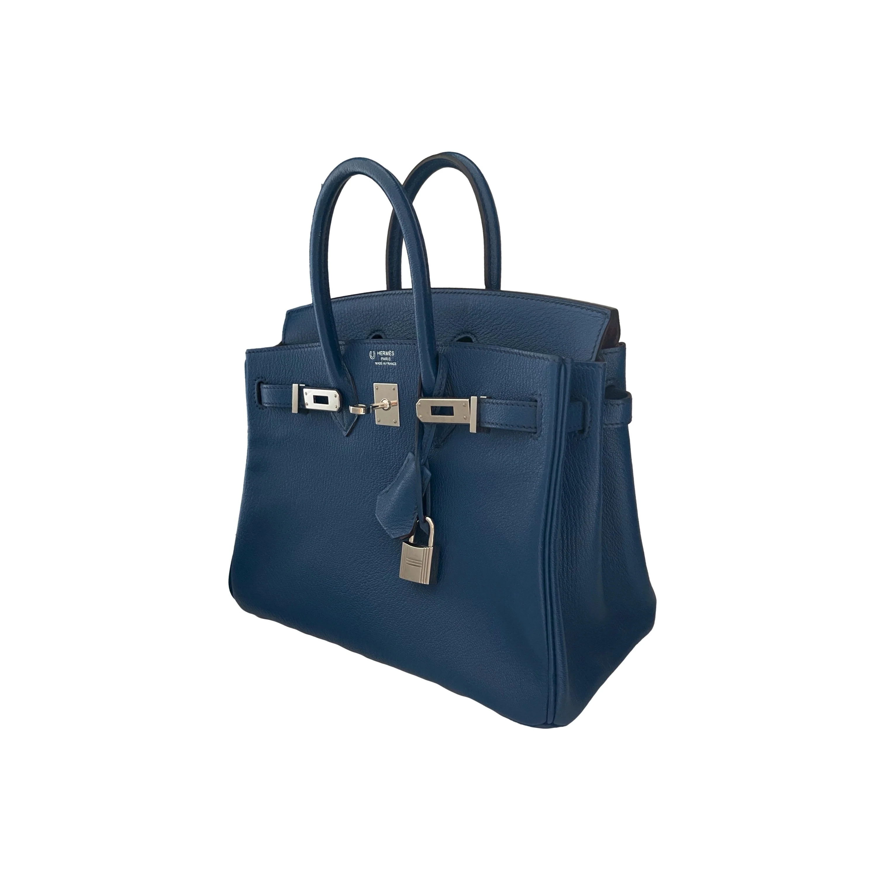 Hermes Blue 25cm Birkin - Image 4