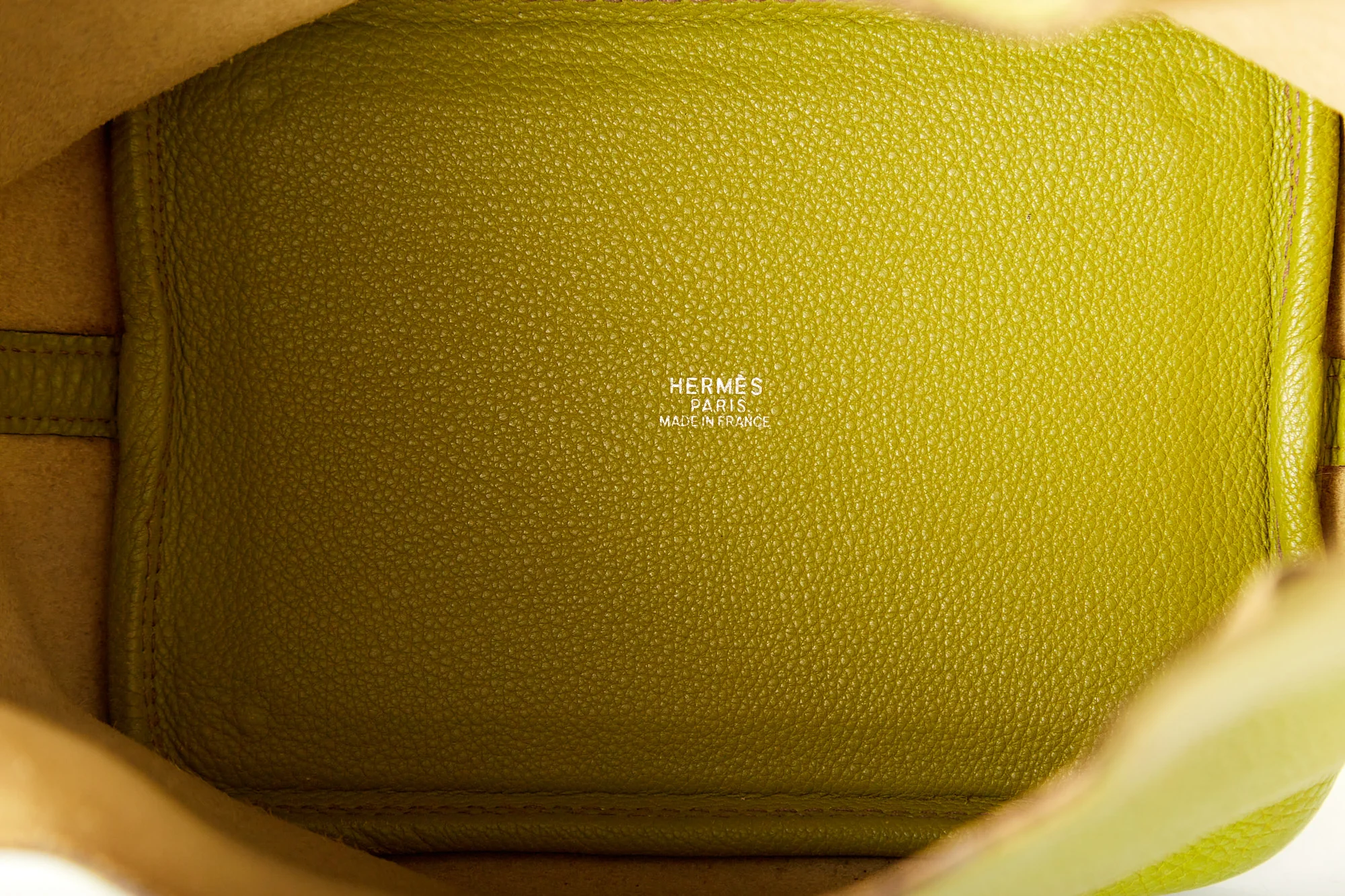Hermes Lime Green Picotin Top Handle Bag - Image 5