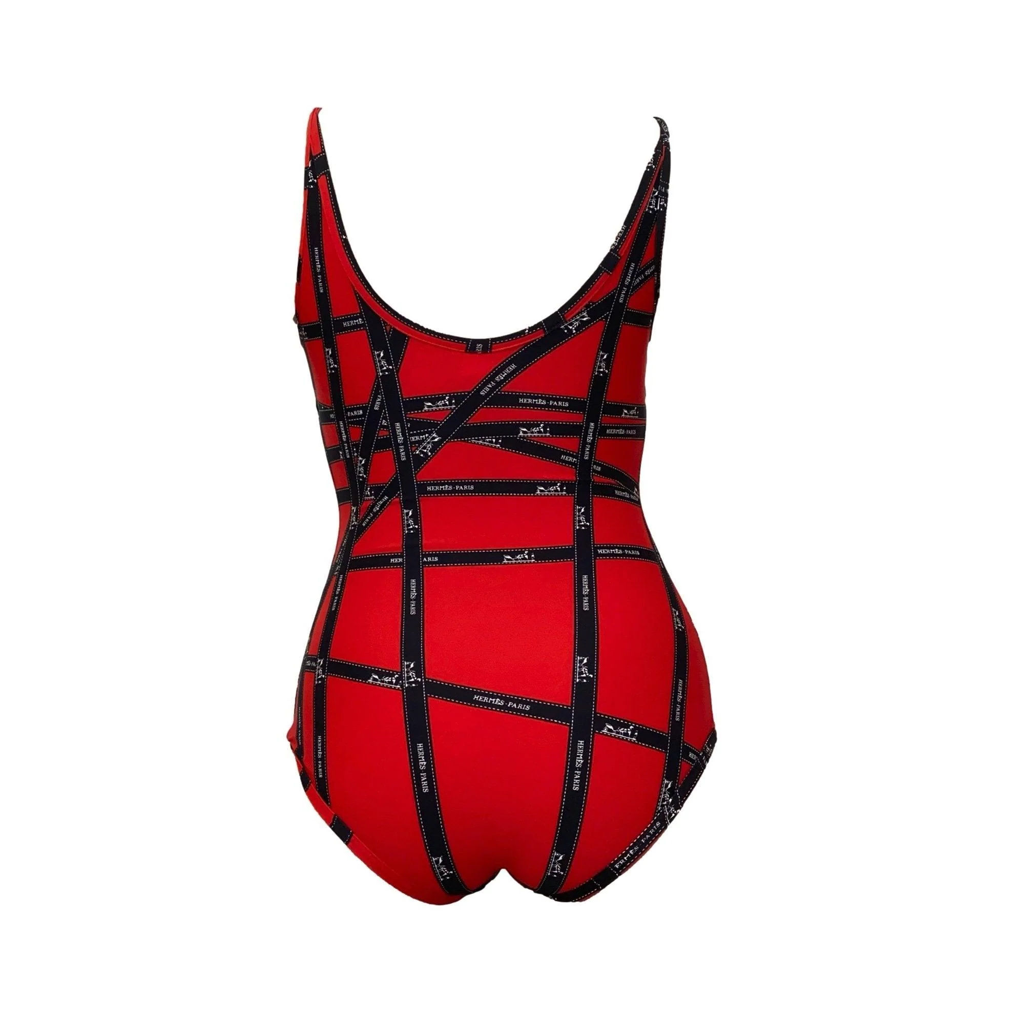 Hermes Red Ribbon Logo One Piece - Image 2