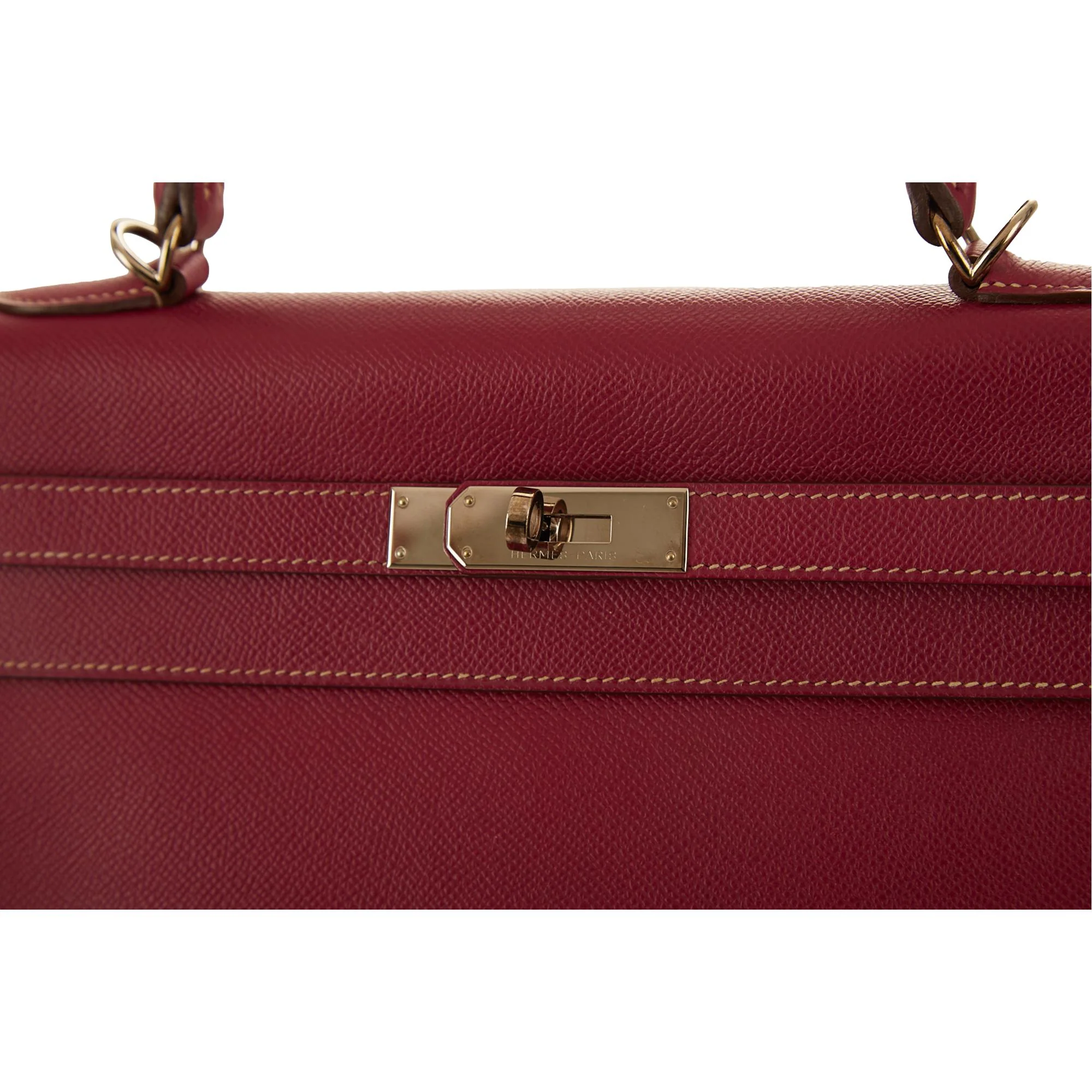 Hermes Tosca/Rose Tyrien Epsom Candy Kelly 35 - Image 5
