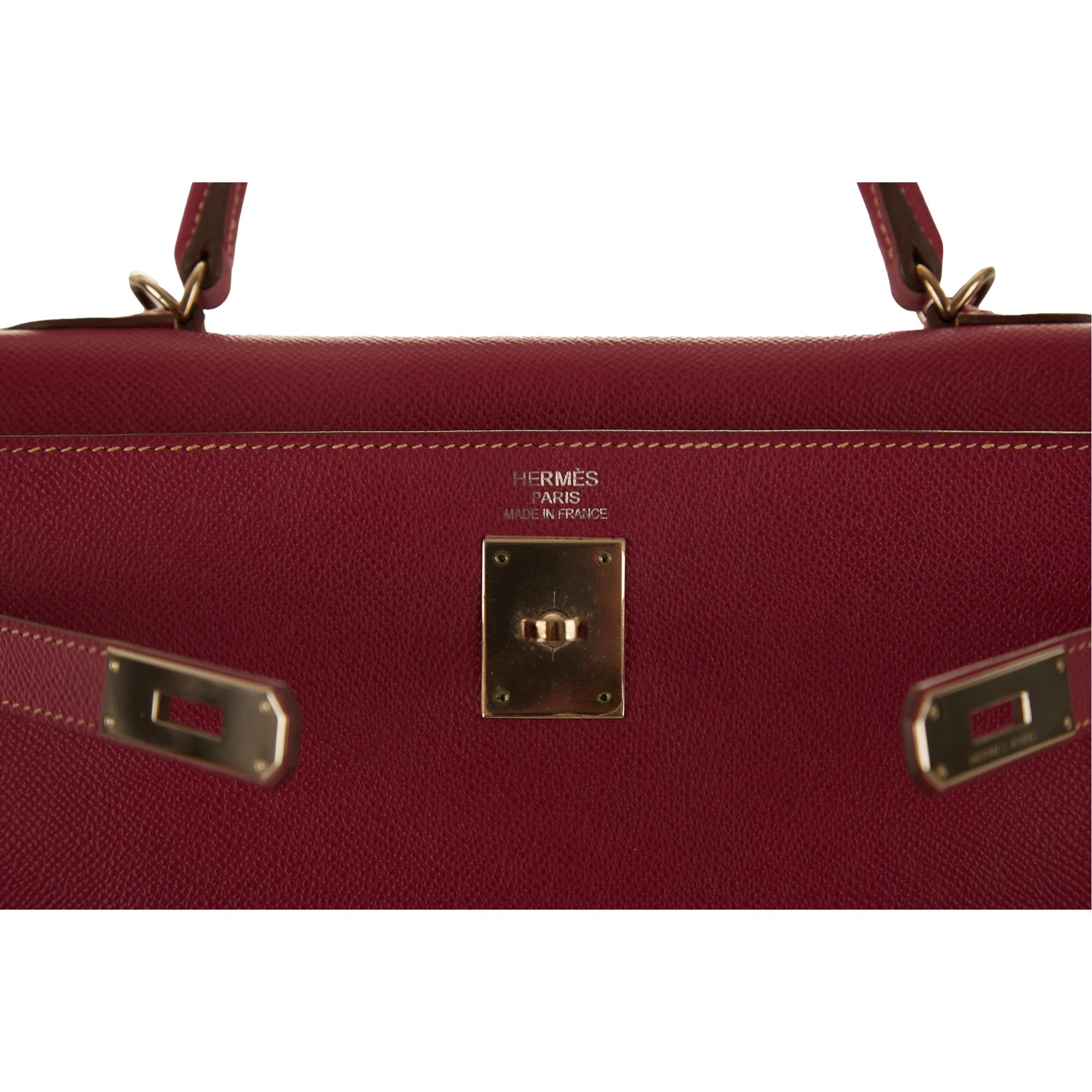 Hermes Tosca/Rose Tyrien Epsom Candy Kelly 35 - Image 6