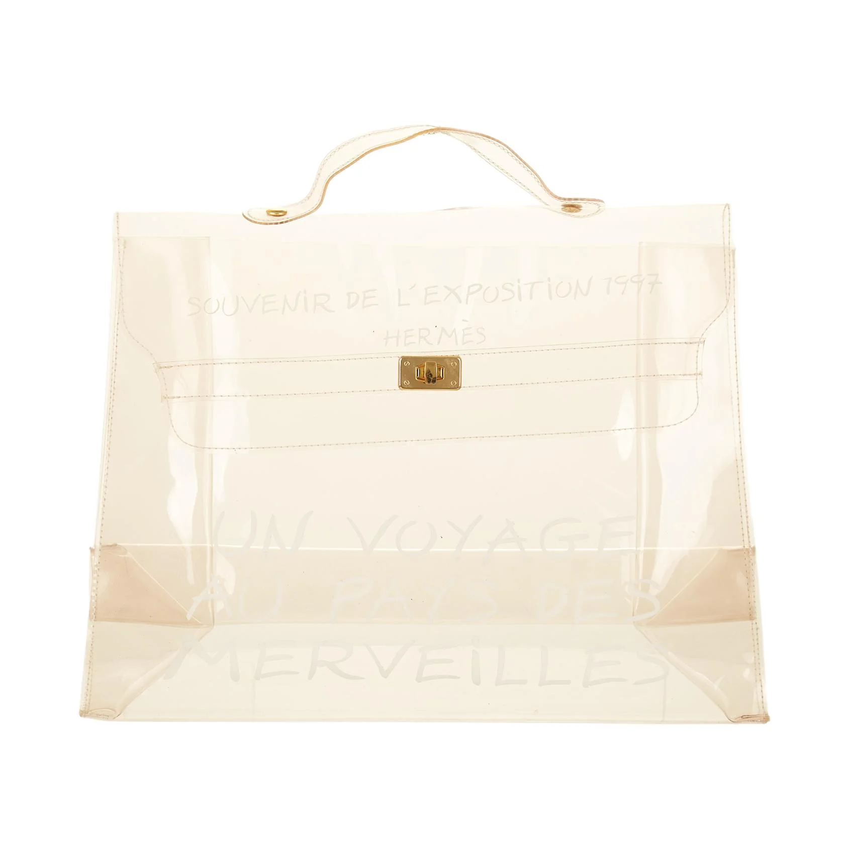 Hermes Transparent Vinyl Kelly Bag