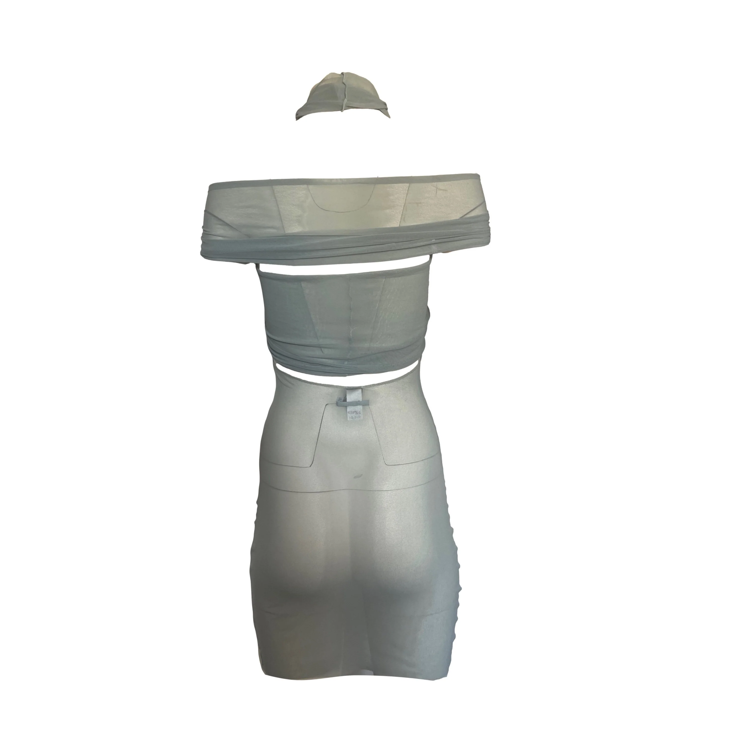 Jean Paul Gaultier Baby Blue Sheer Dress - Image 2