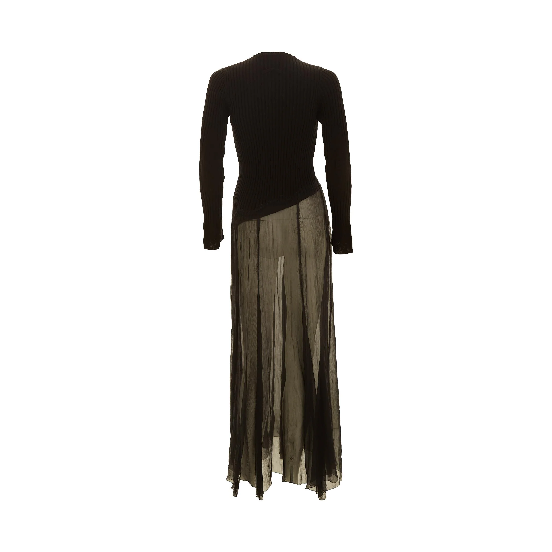 Jean Paul Gaultier Black Long Sleeve Dress - Image 3