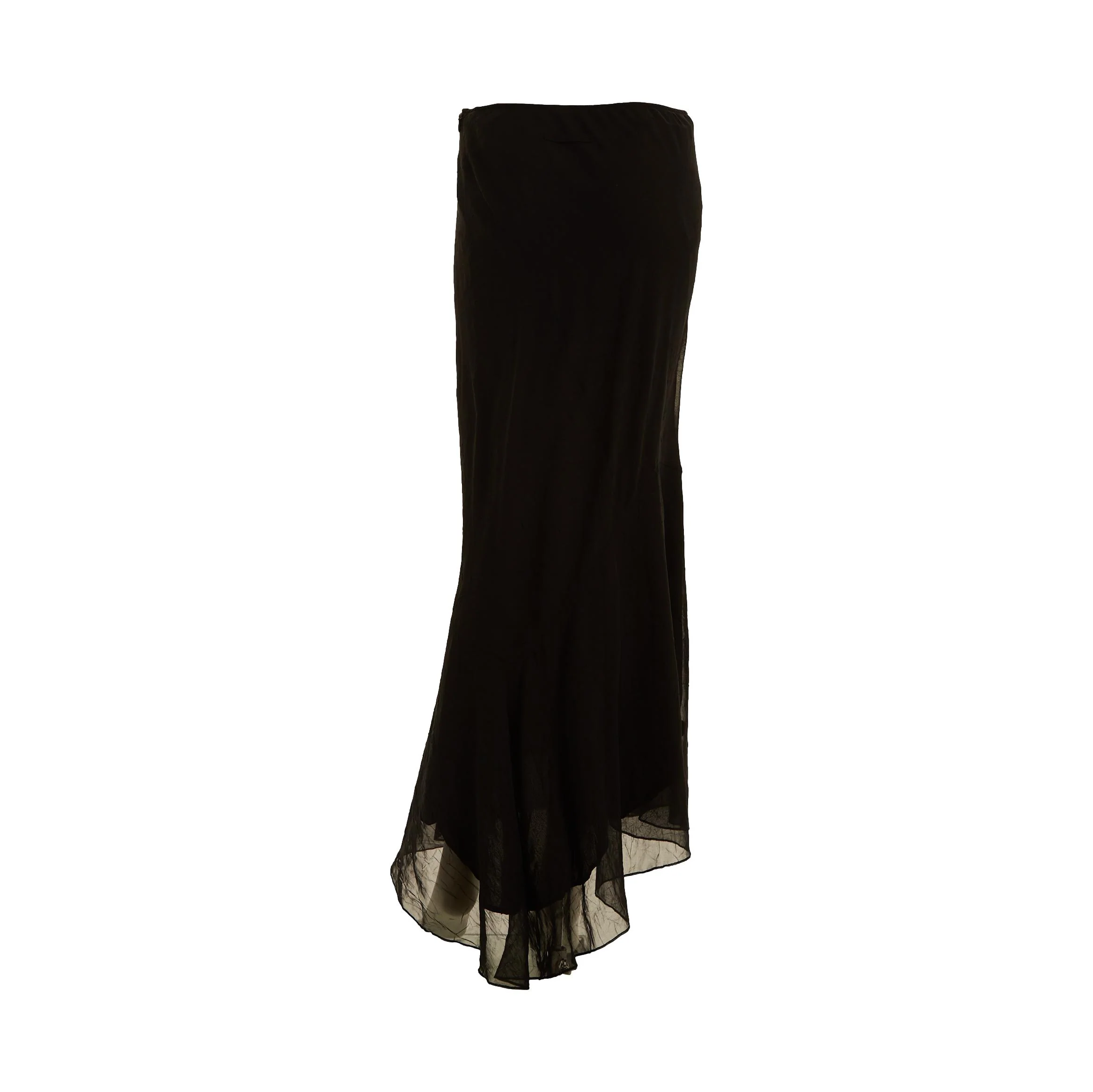 Jean Paul Gaultier Black Textured Skirt - Image 2