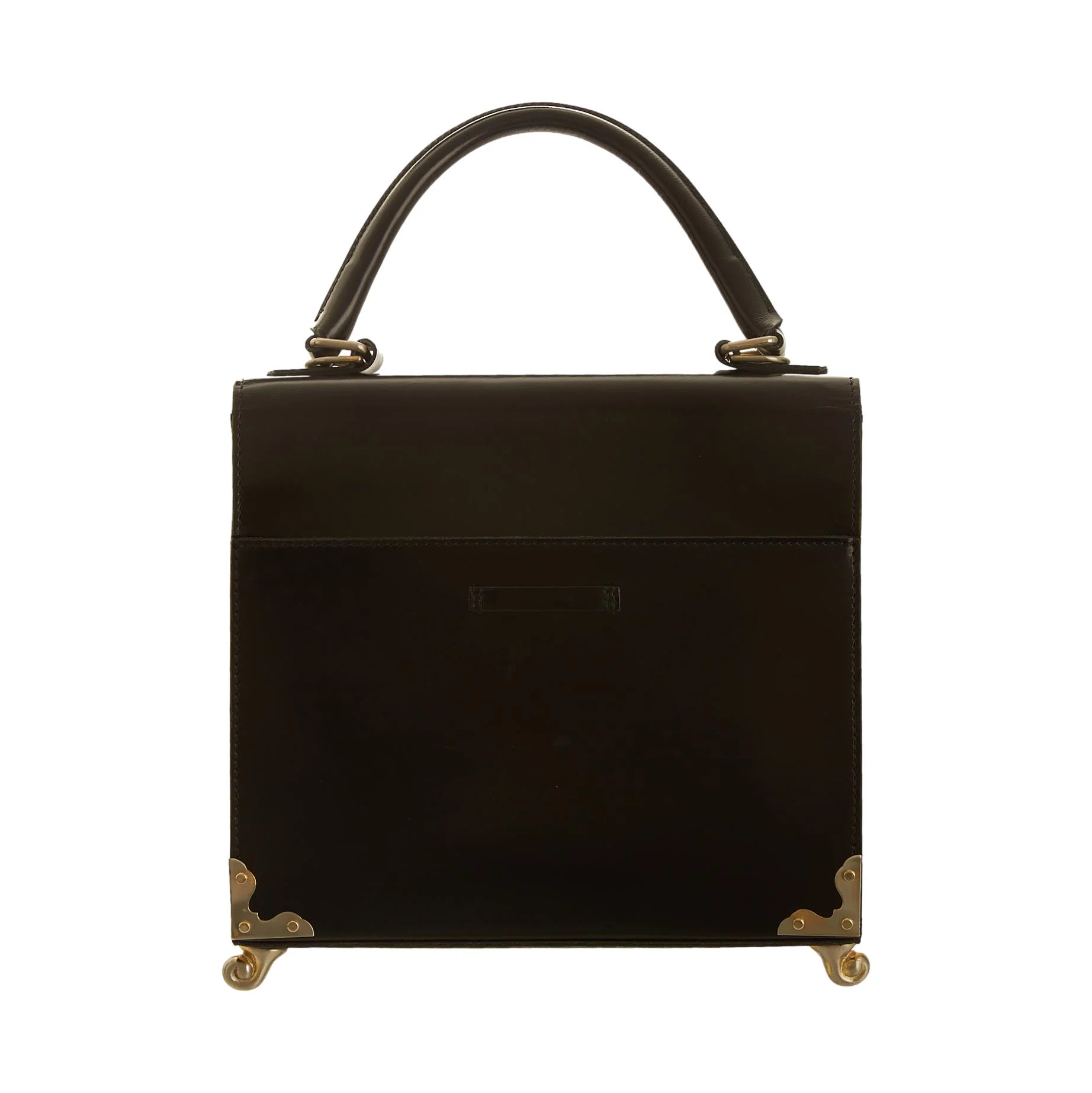Jean Paul Gaultier Black Structured Top Handle Bag - Image 2