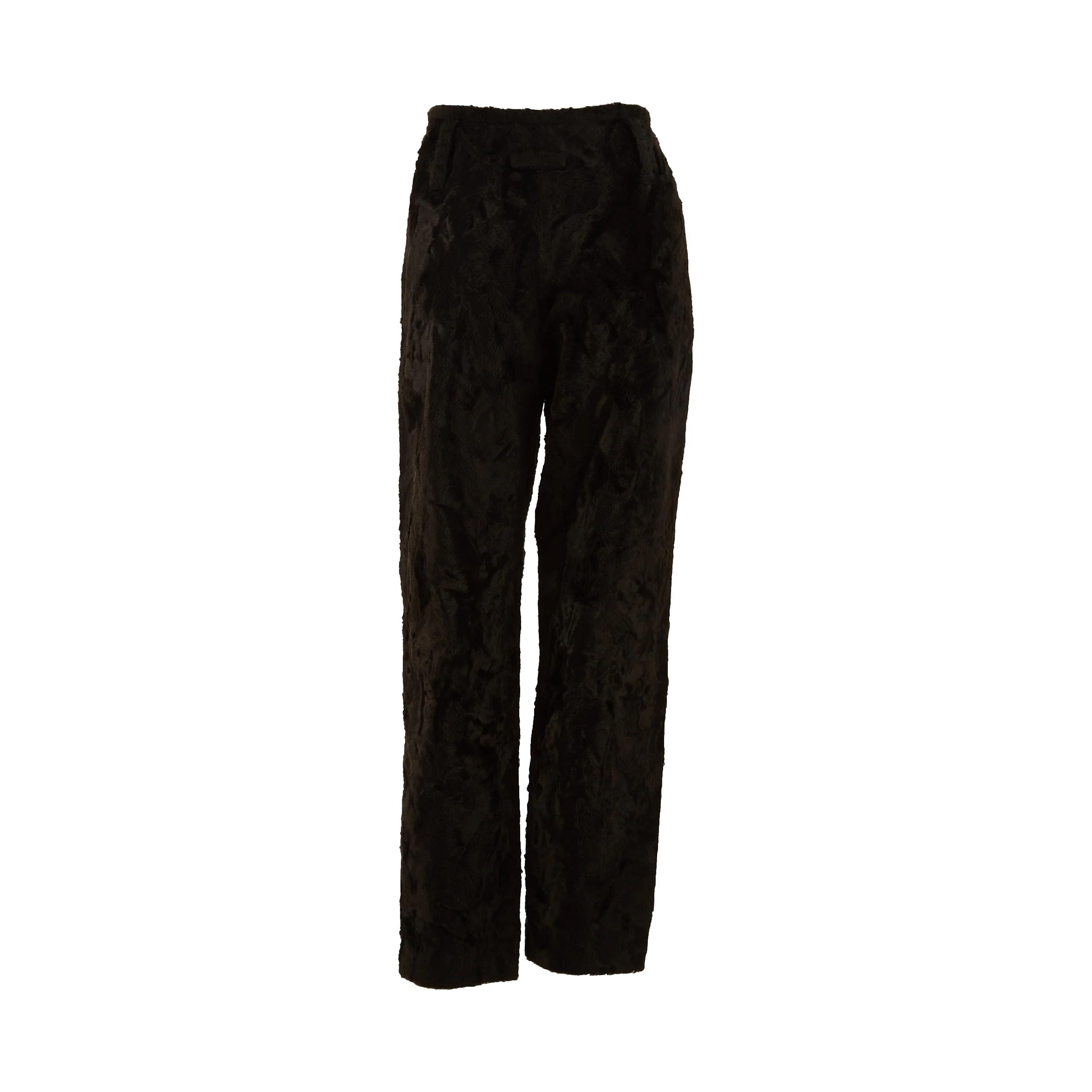 Jean Paul Gaultier Black Velour Pants - Image 2