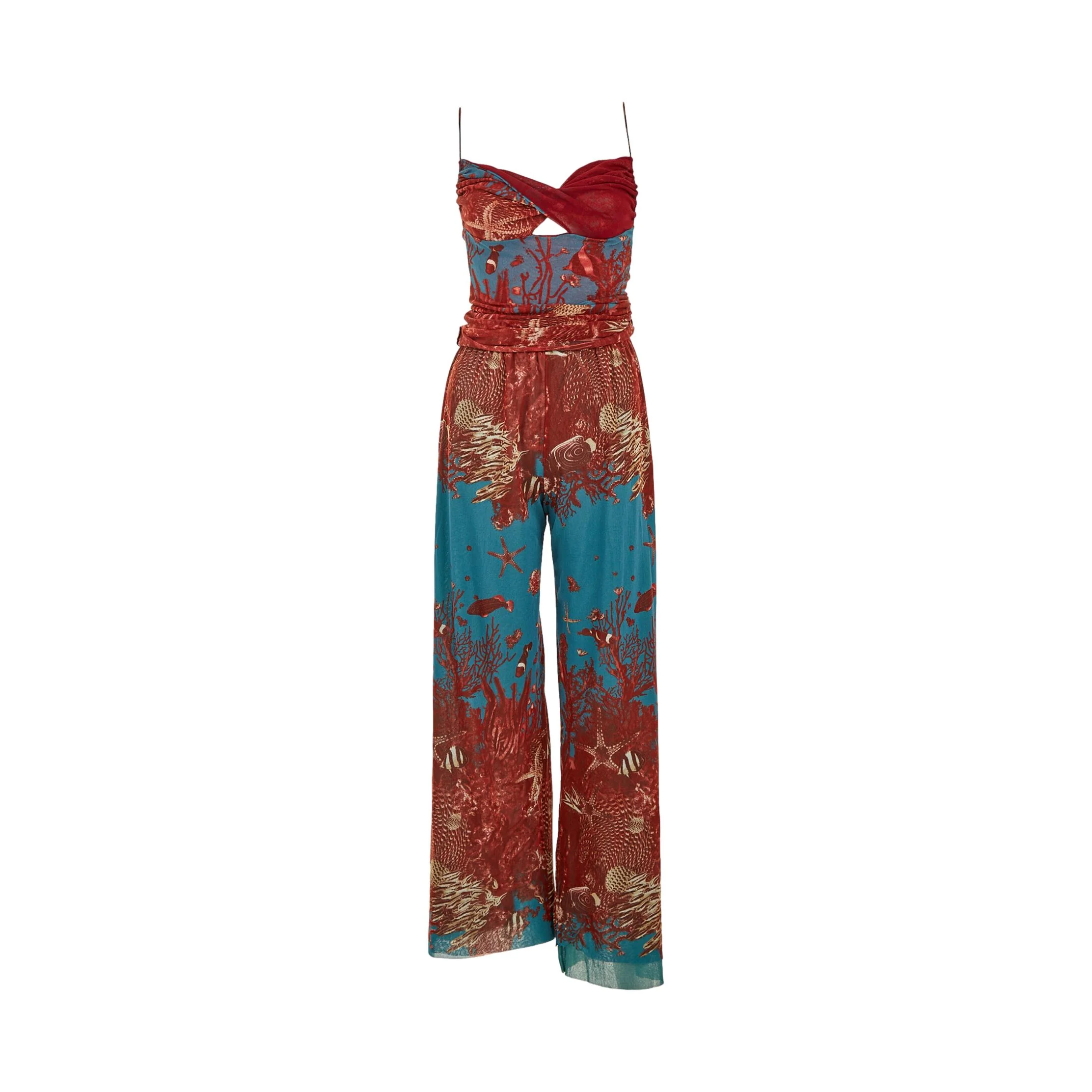 Jean Paul Gaultier Blue Aquatic Set
