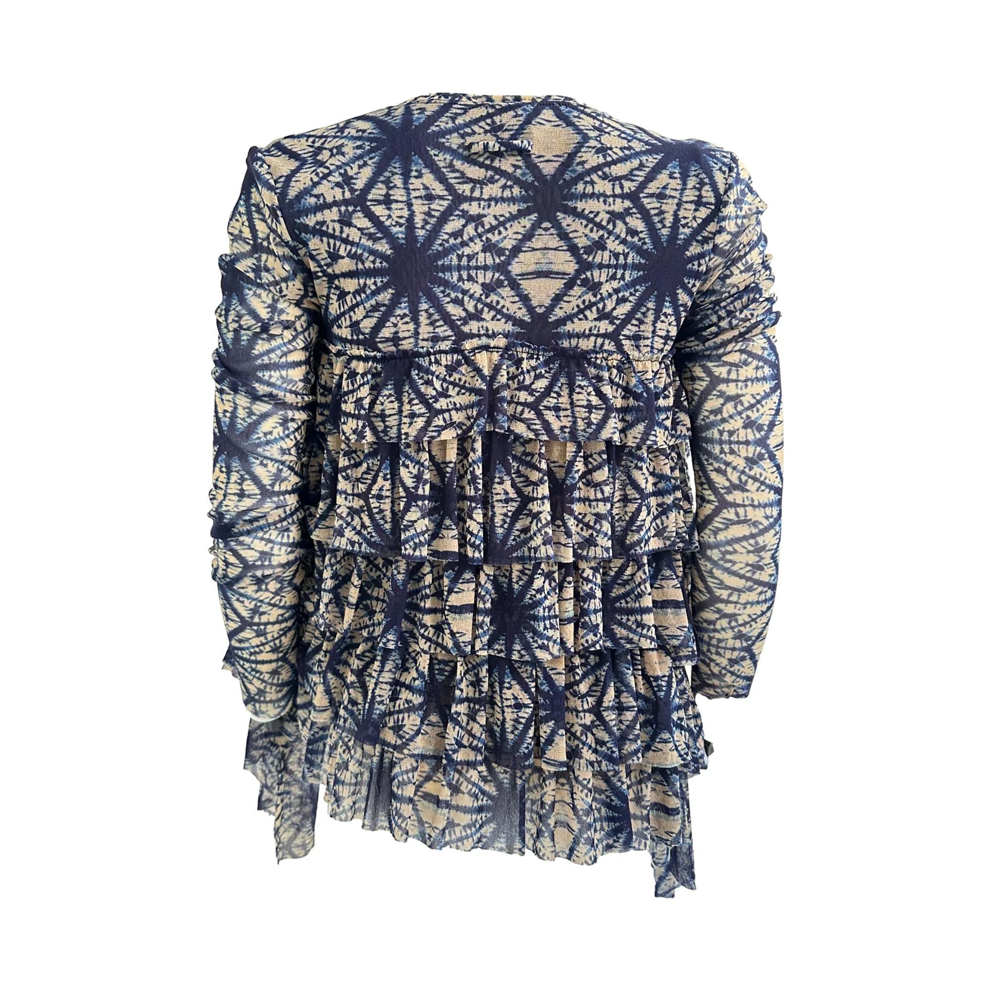 Jean Paul Gaultier Blue + Cream Sunburst Twin Set - Image 2