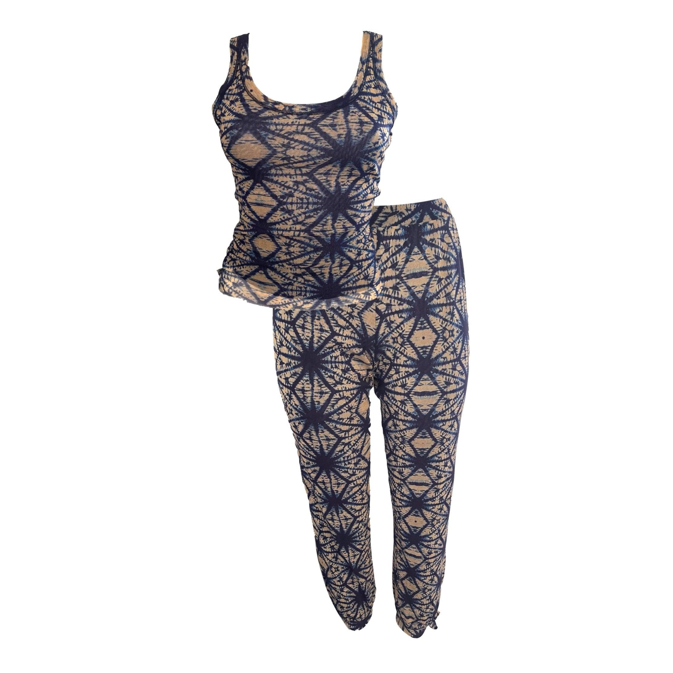 Jean Paul Gaultier Blue Geo Stretch Set