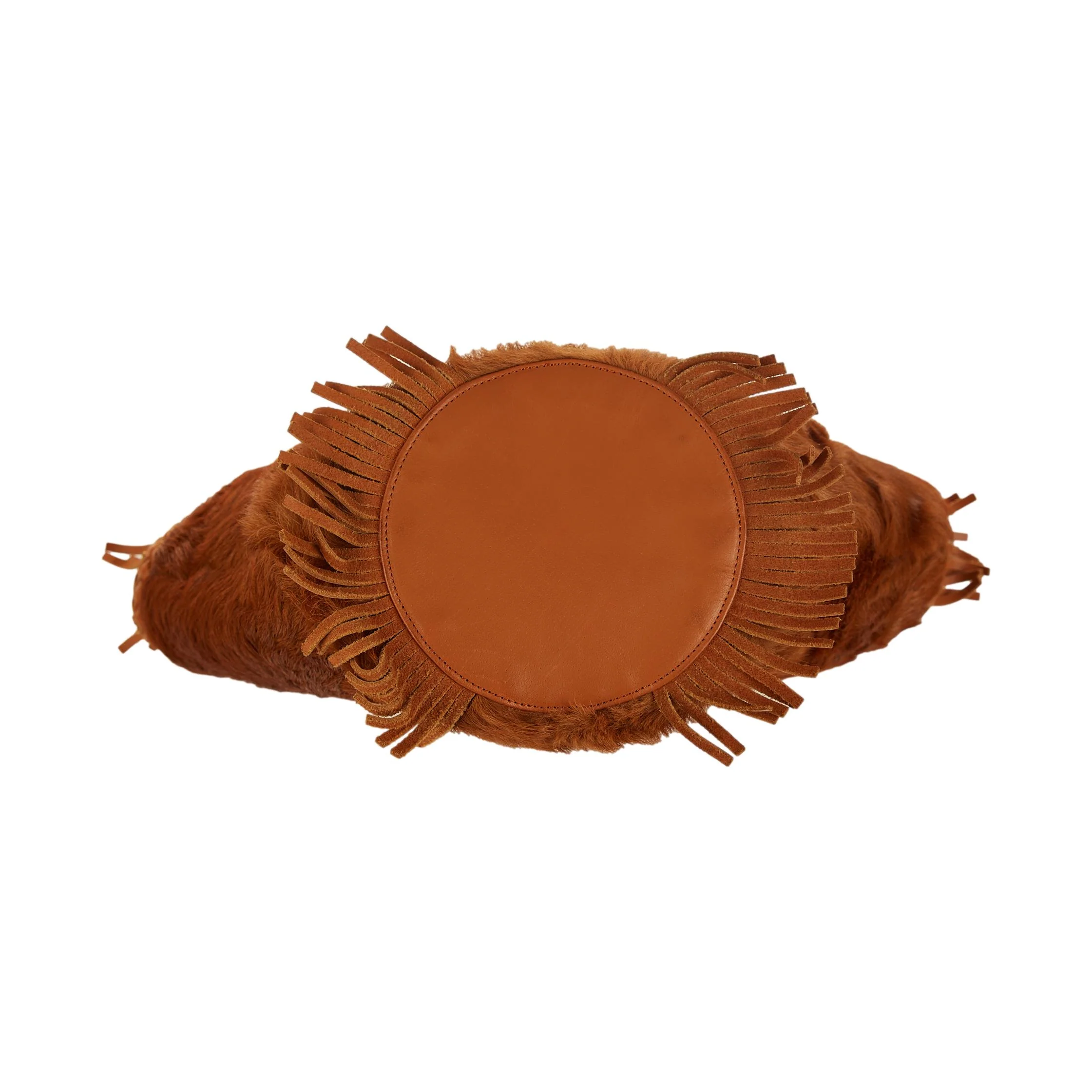 Jean Paul Gaultier Brown Fringe Top Handle Bag - Image 3