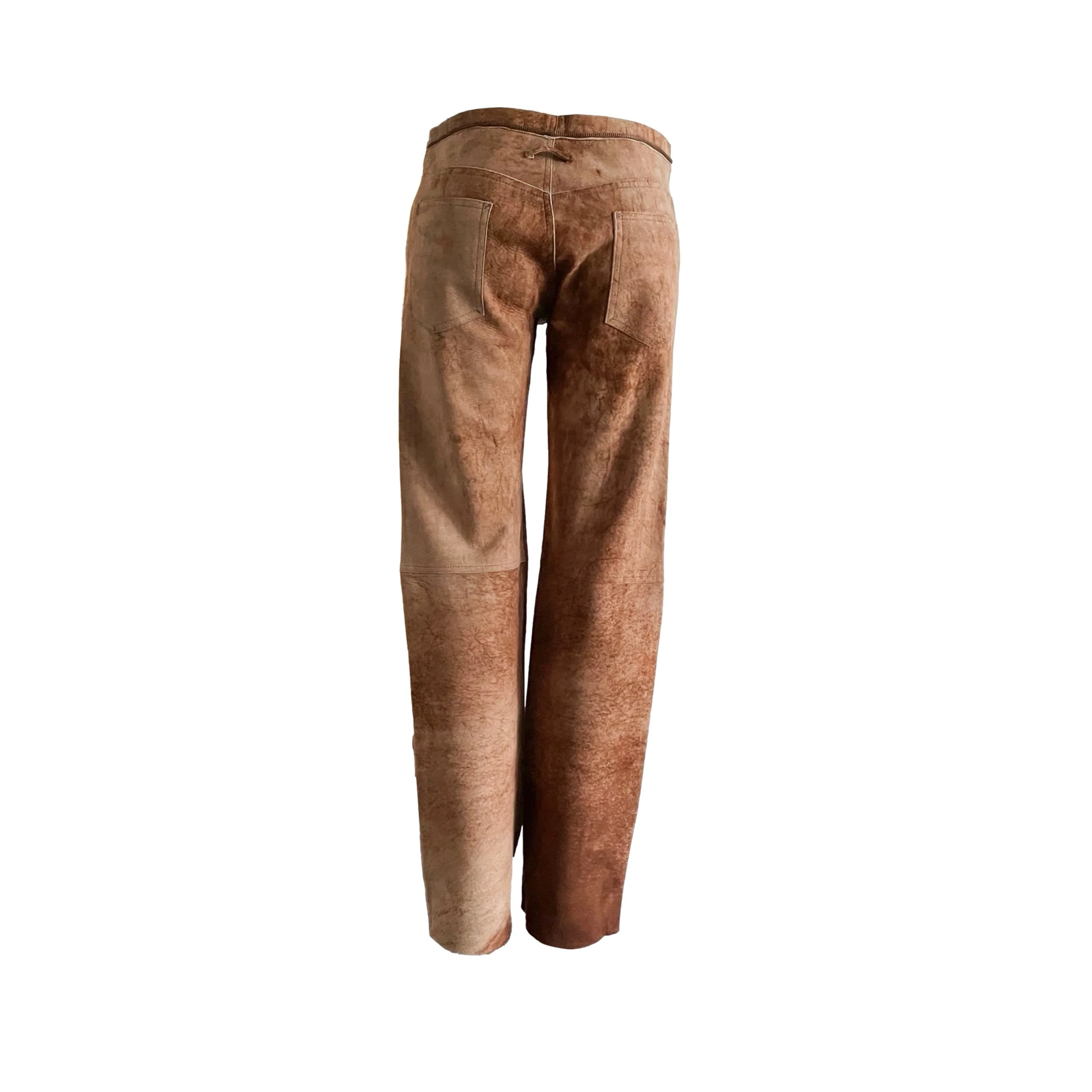Jean Paul Gaultier Brown Leather Pants - Image 2