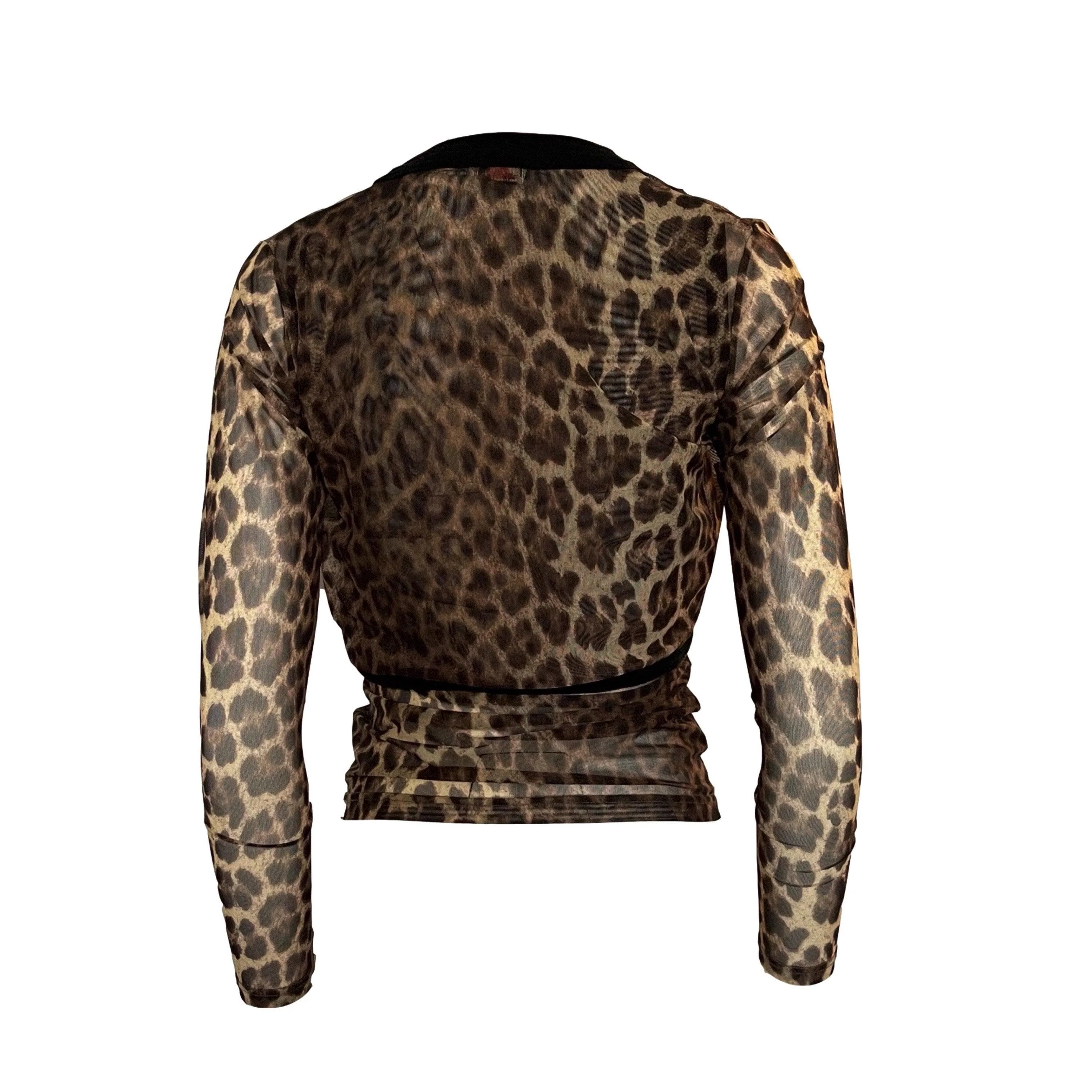 Jean Paul Gaultier Brown Leopard Print Set - Image 2