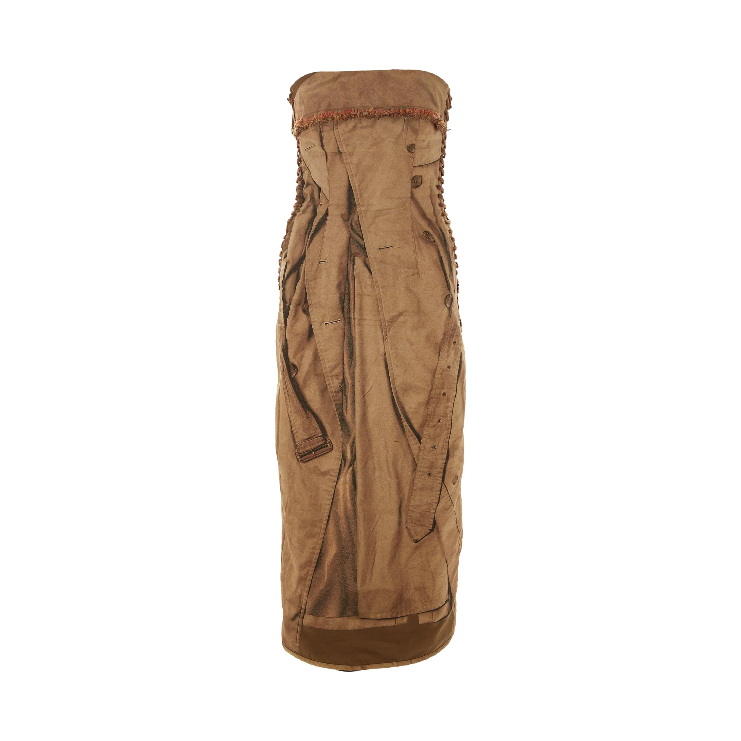 Jean Paul Gaultier Brown Jean Paul Gaultier Tromp L'oeil Bolero Set - Image 3