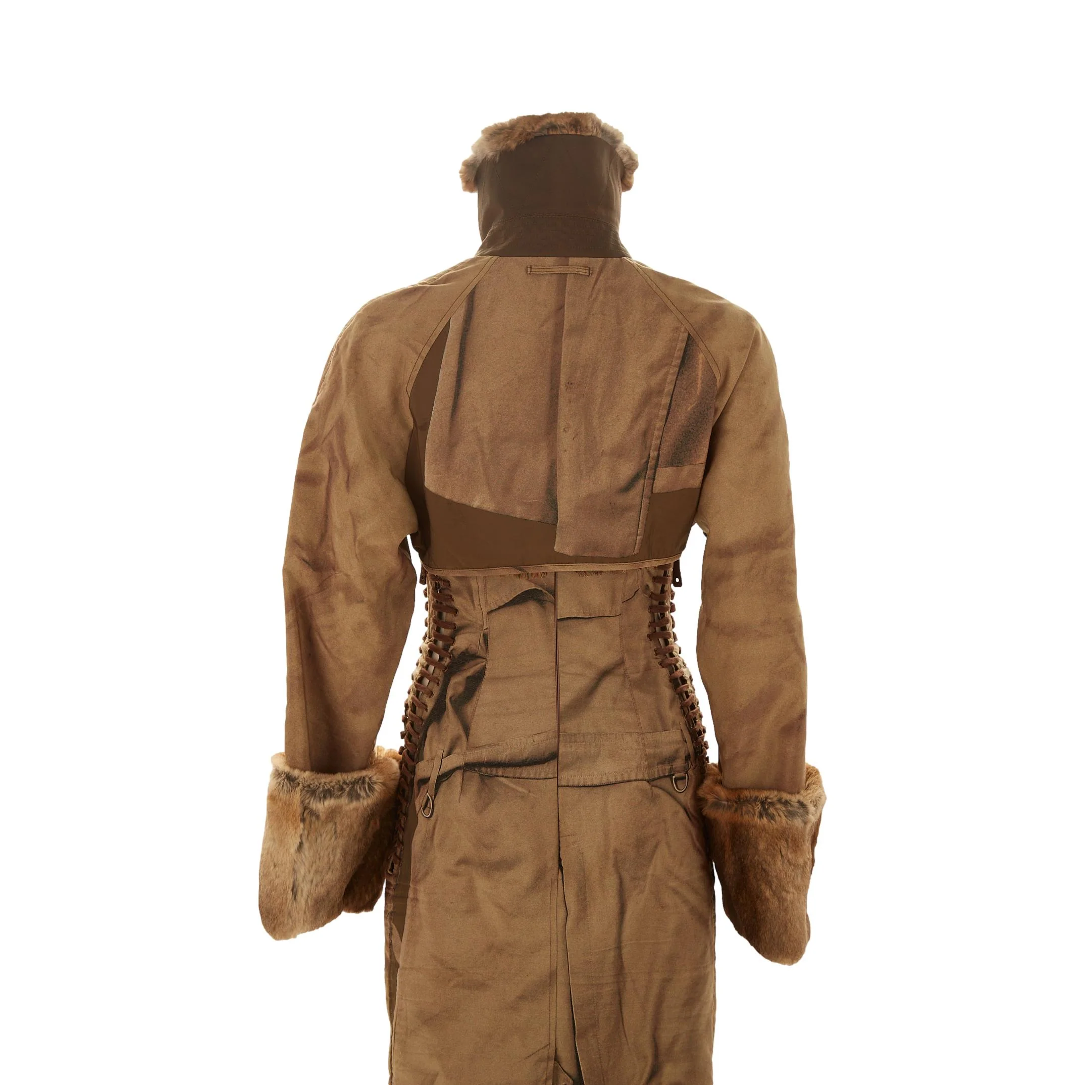 Jean Paul Gaultier Brown Jean Paul Gaultier Tromp L'oeil Bolero Set - Image 7