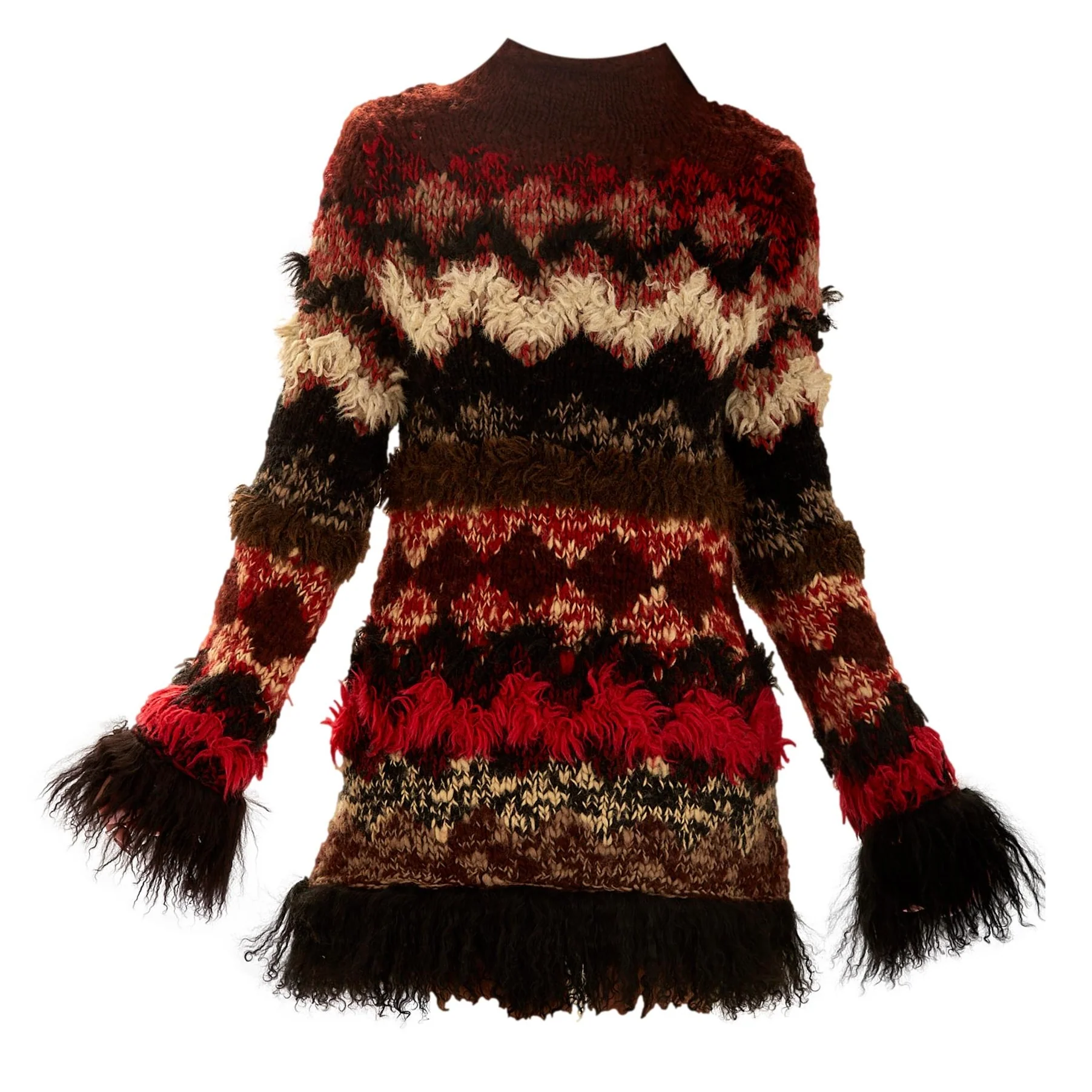 Jean Paul Gaultier Chunky Knit Sweater Dress