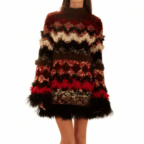 Jean Paul Gaultier Chunky Knit Sweater Dress - Image 3