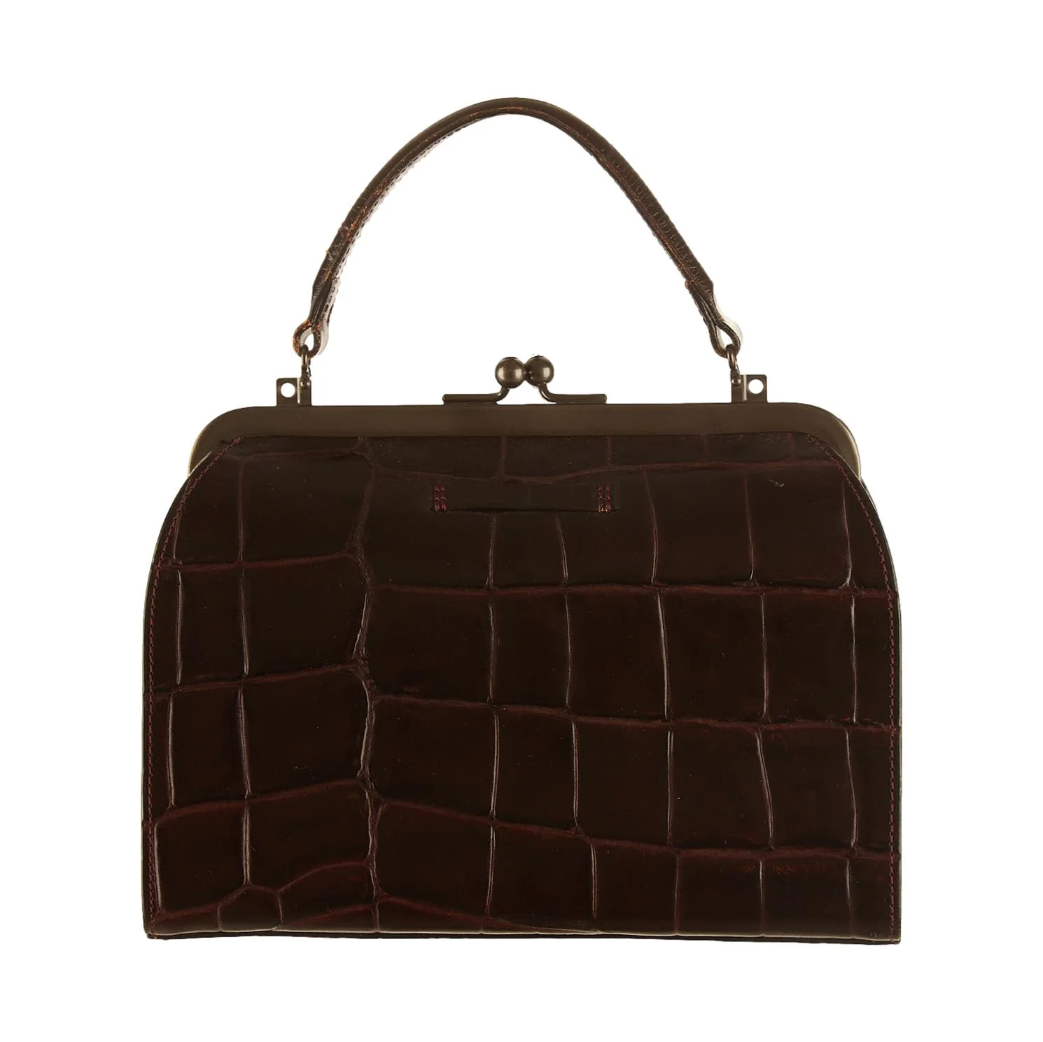 Jean Paul Gaultier Brown Embossed 2Way Bag - Image 3