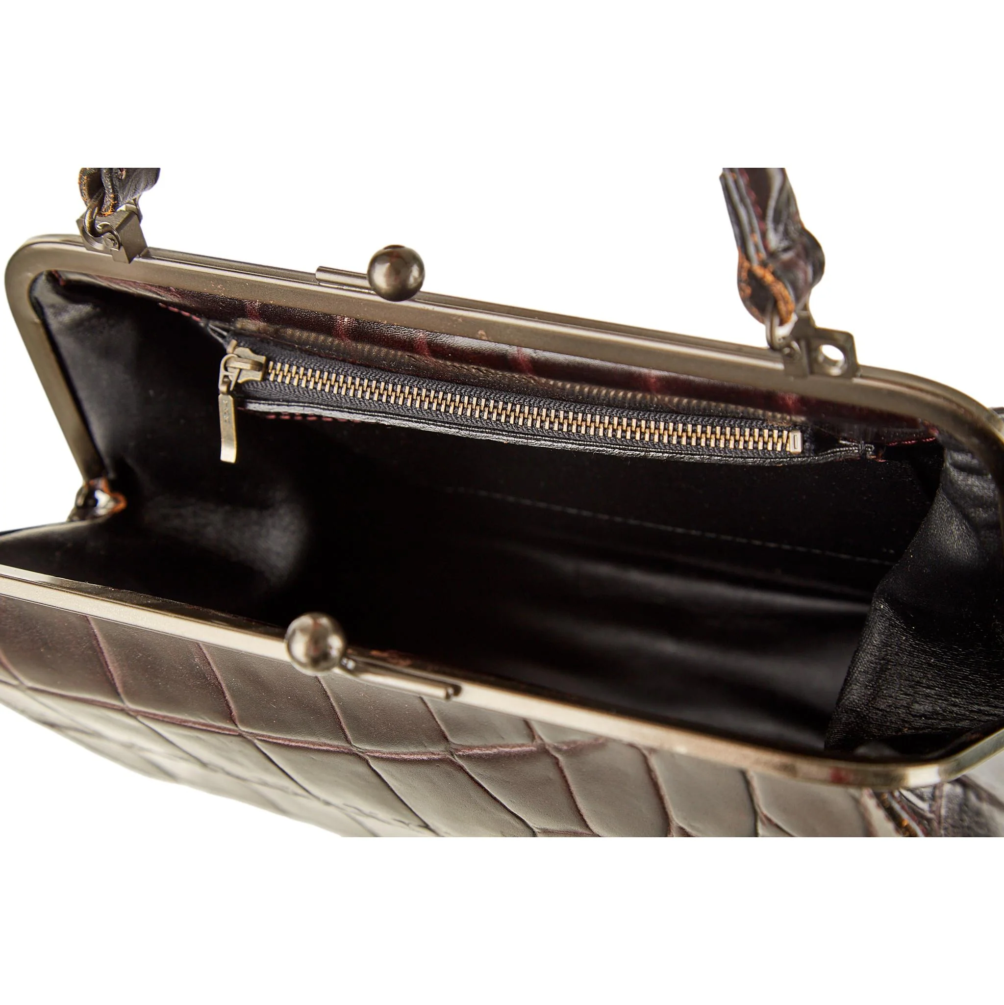 Jean Paul Gaultier Brown Embossed 2Way Bag - Image 5