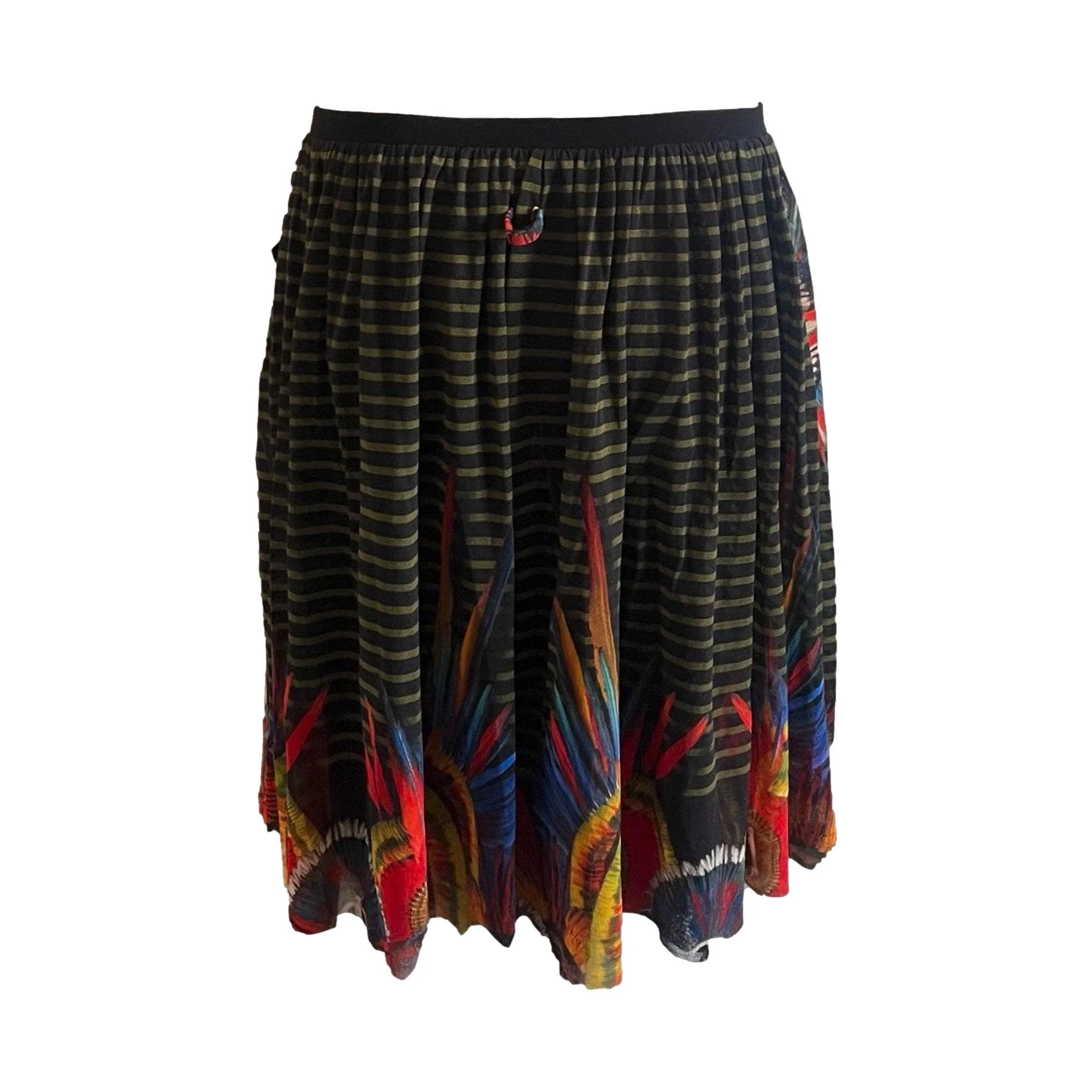 Jean Paul Gaultier Feather Mesh Skirt - Image 2