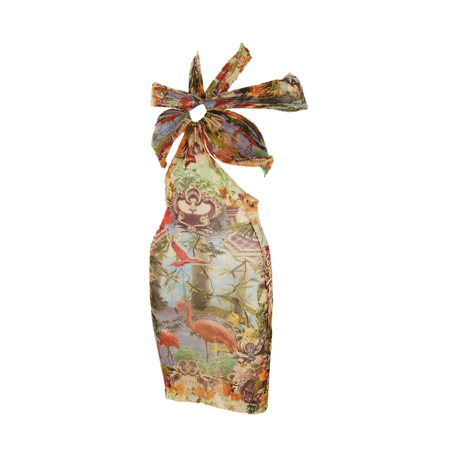 Jean Paul Gaultier Flamingo Mini Dress - Image 2