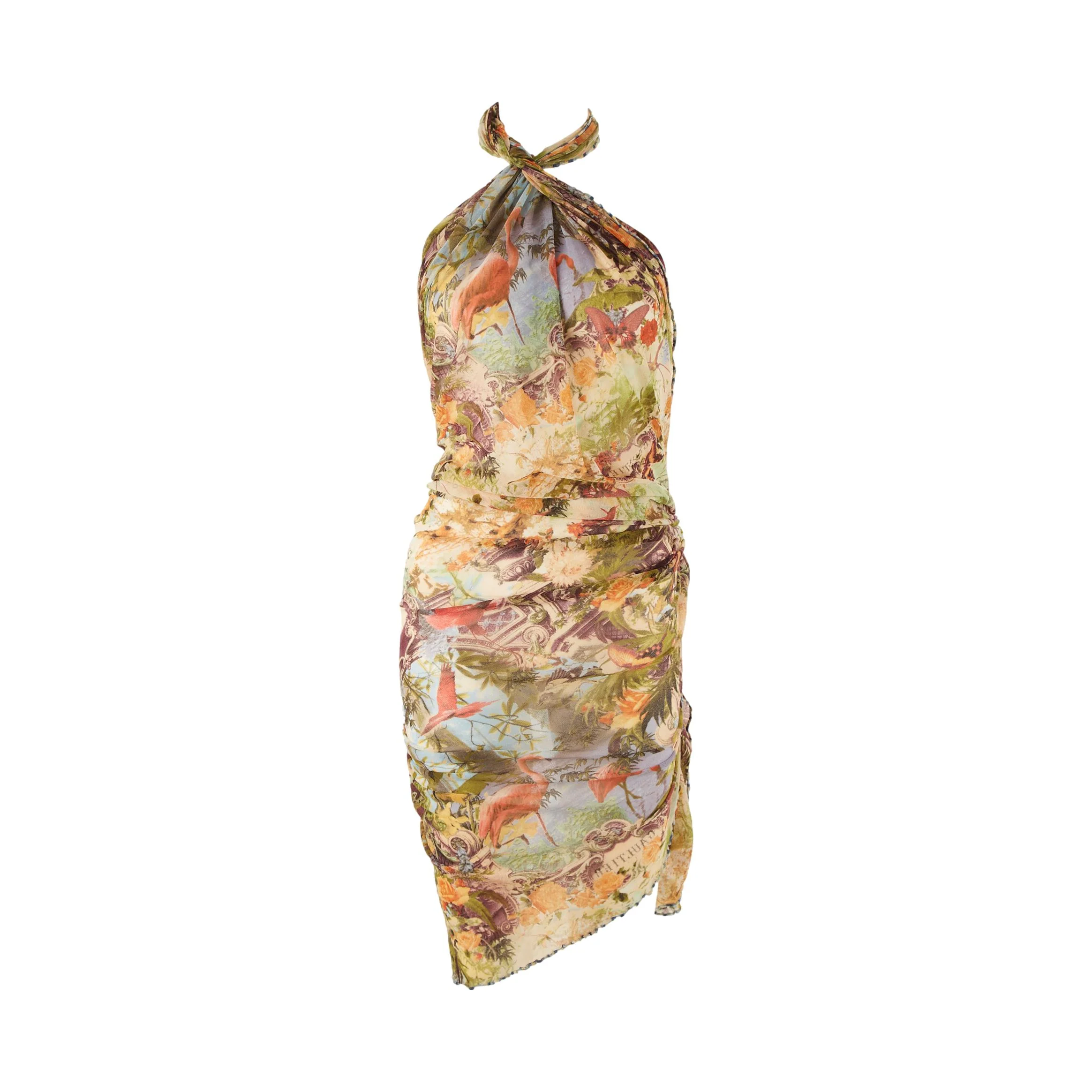Jean Paul Gaultier Flamingo Print Jumbo Wrap