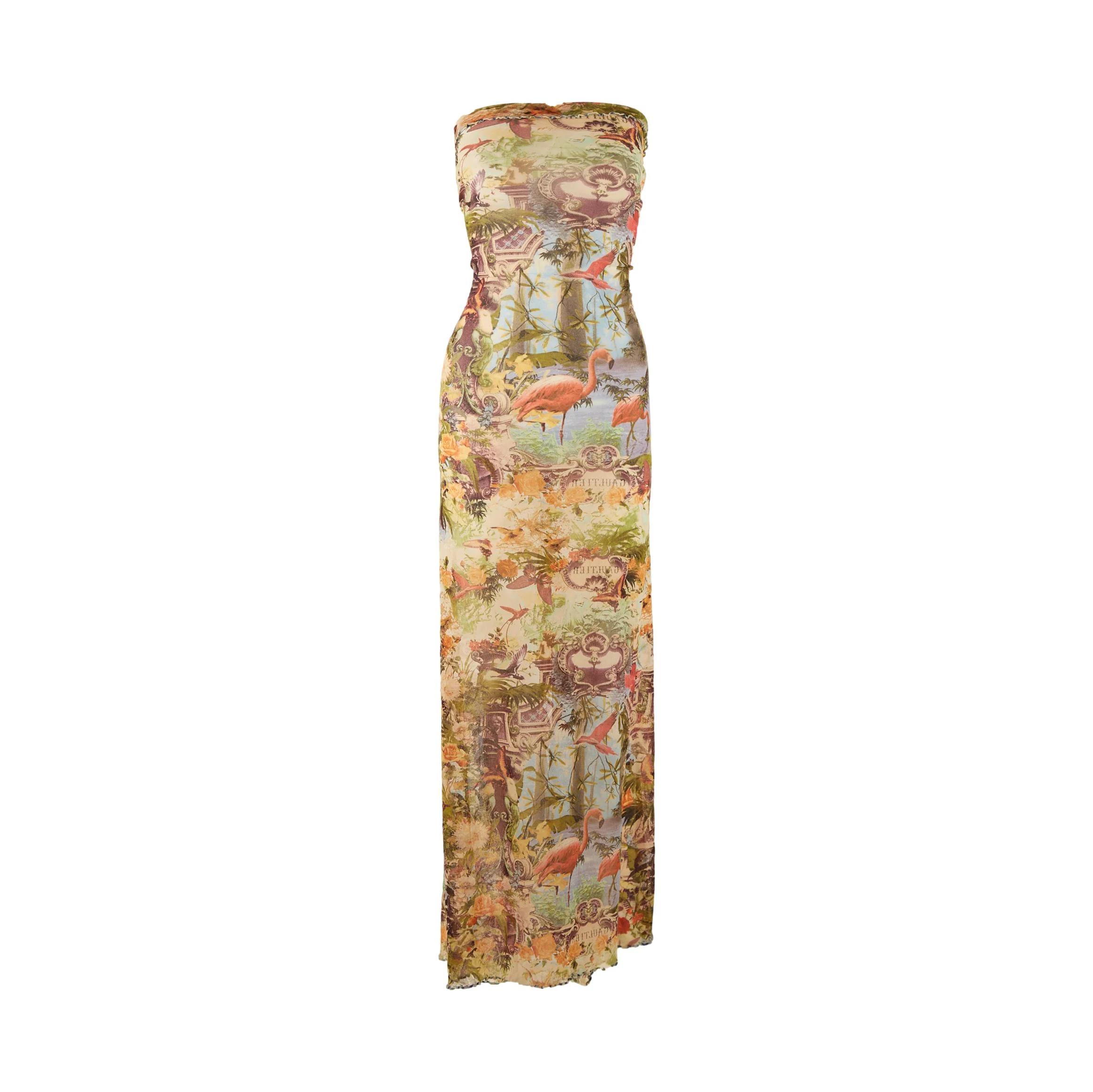 Jean Paul Gaultier Flamingo Print Jumbo Wrap - Image 2